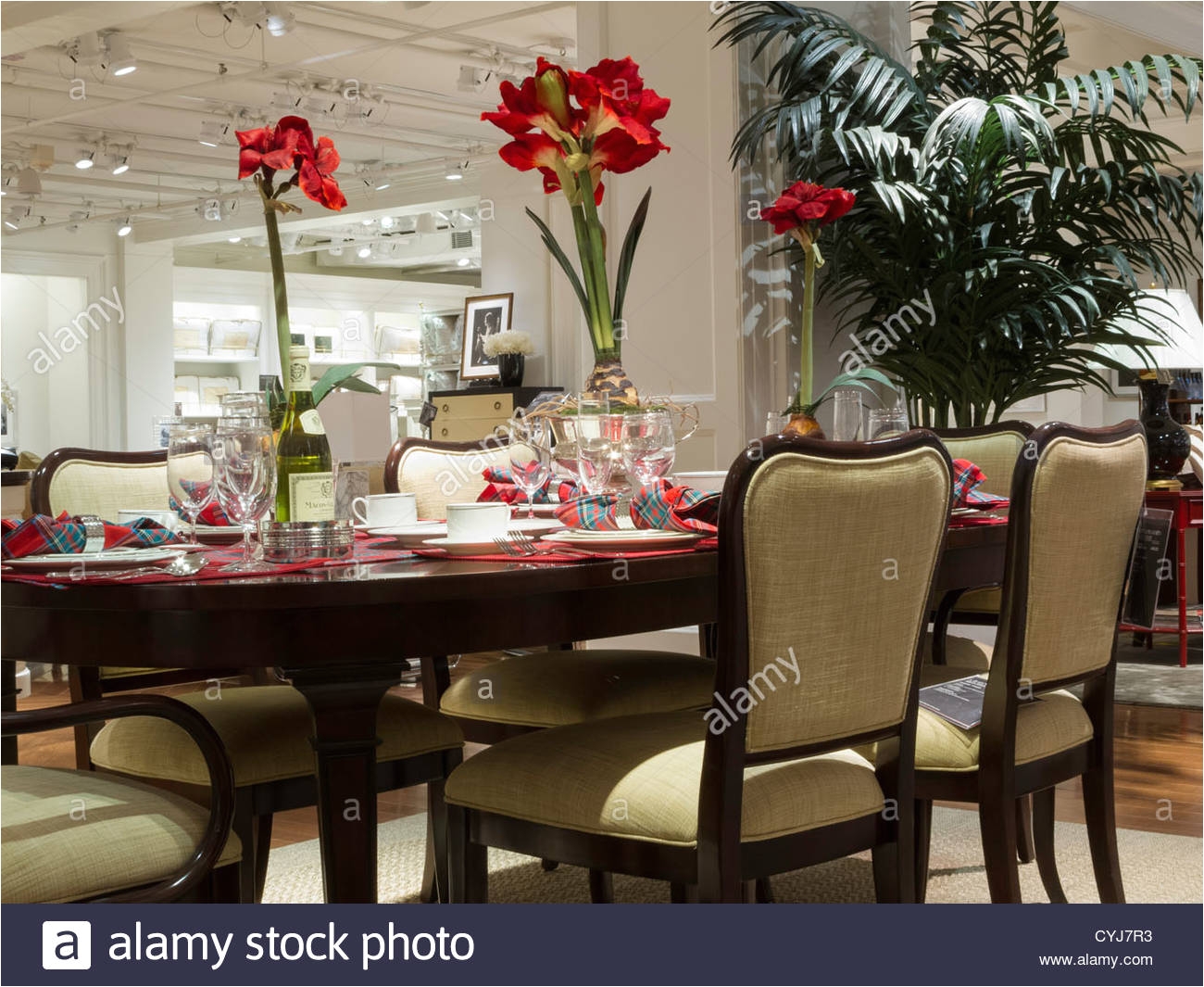 Fifth Avenue Furniture Store Furniture Store Interior Dining Table Stock Photos Furniture Store