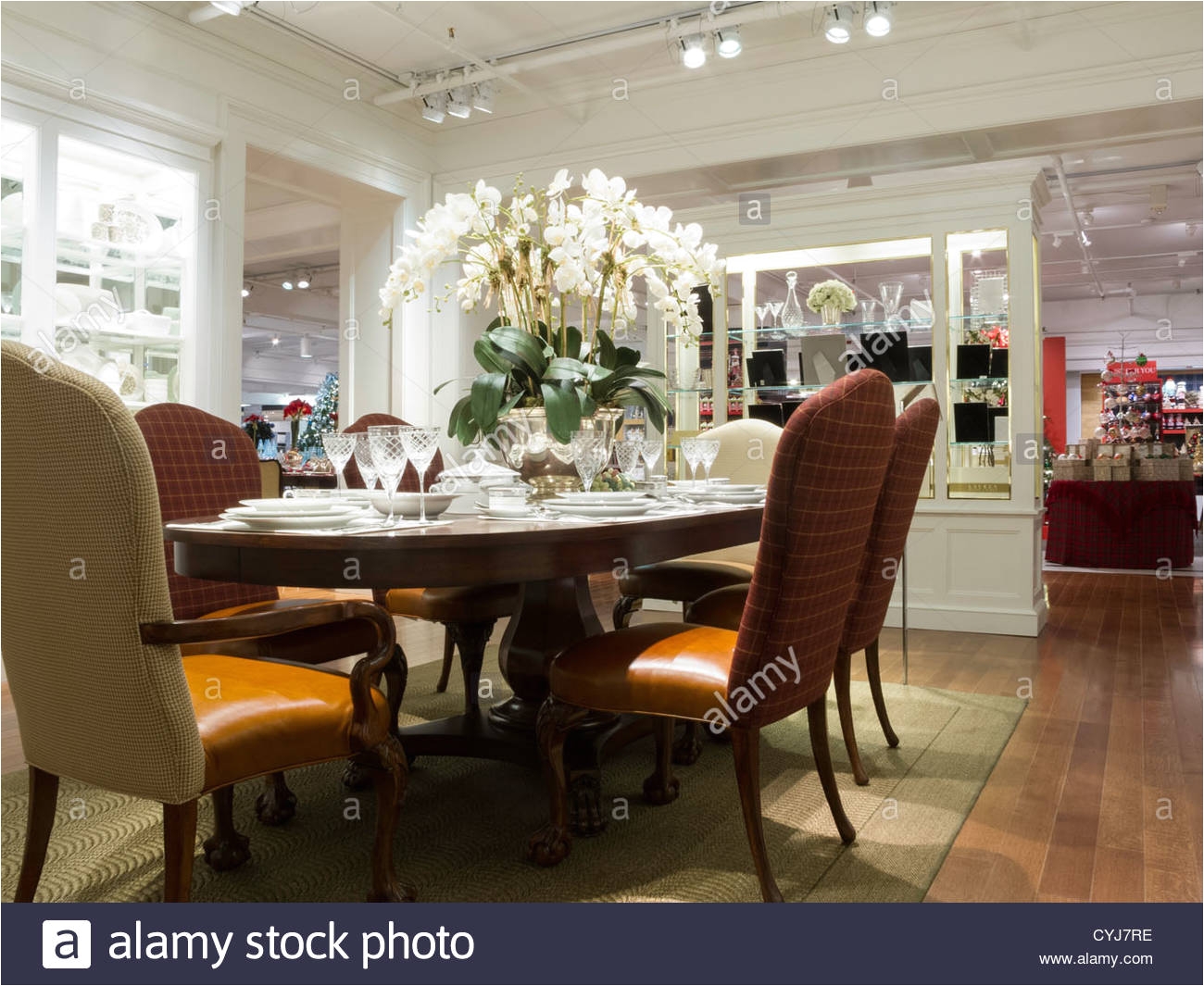 Fifth Avenue Furniture Store Furniture Store Interior Dining Table Stock Photos Furniture Store