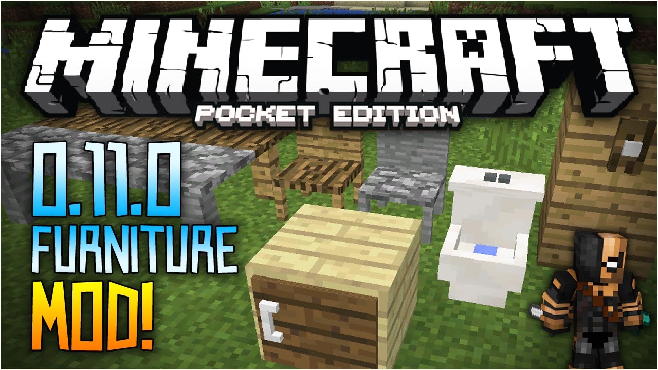 furniture mod in 0 11 0 how to install beta minecraft pocket edition youtube