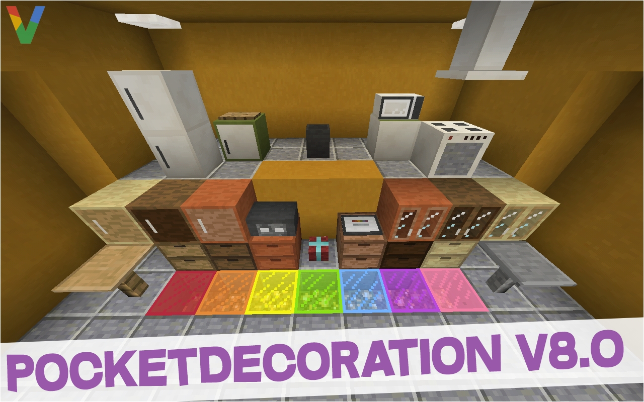 pocketdecoration 8 0 furniture mod for minecraft pe mcpe mods tools minecraft pocket edition minecraft forum minecraft forum