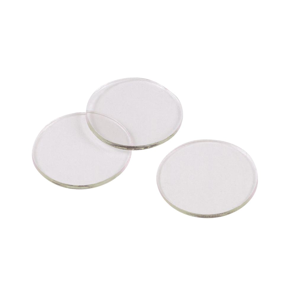 clear vinyl non adhesive discs for glass surfaces