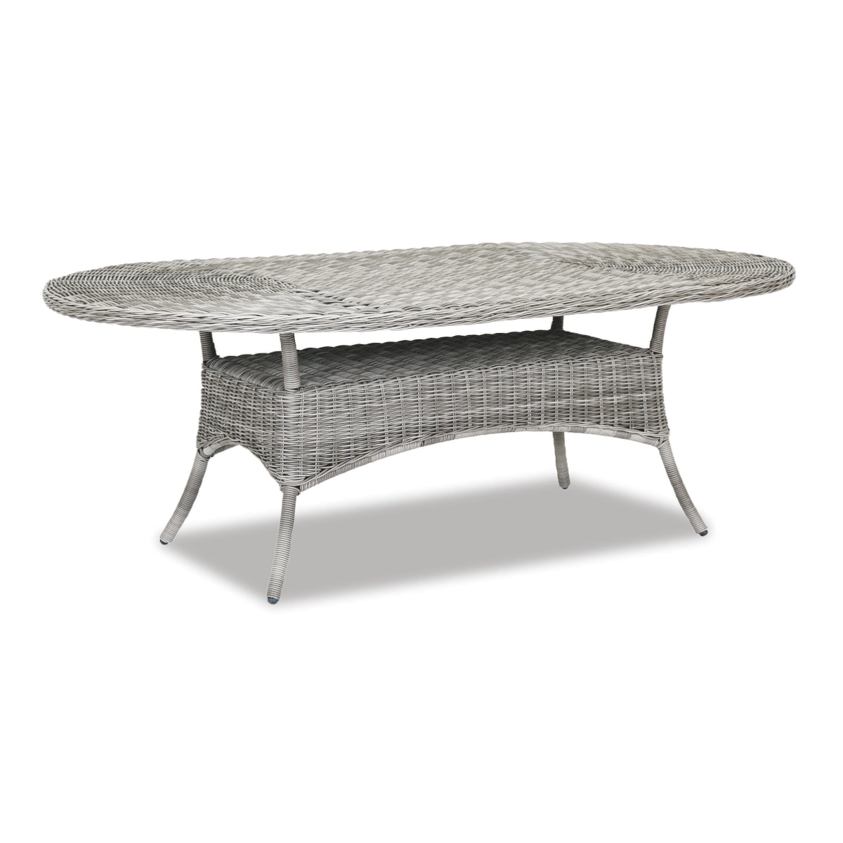 84 la costa oval dining table