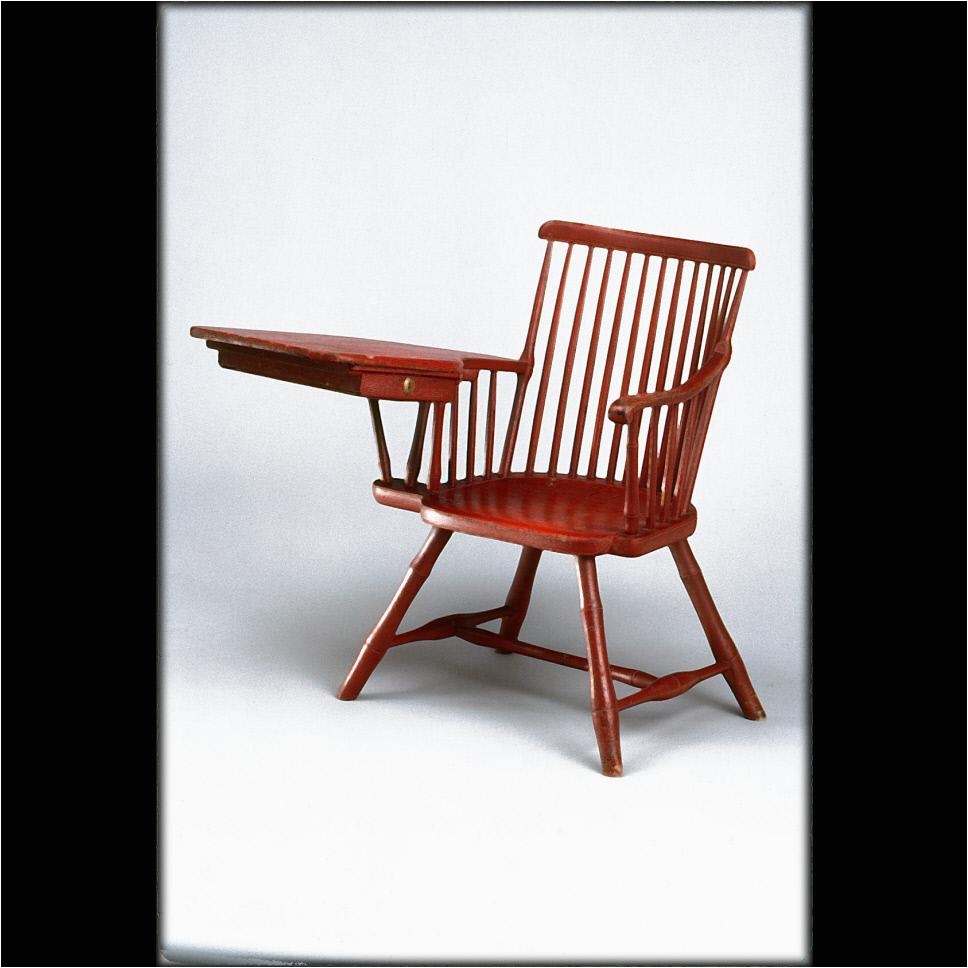 writing arm windsor chair