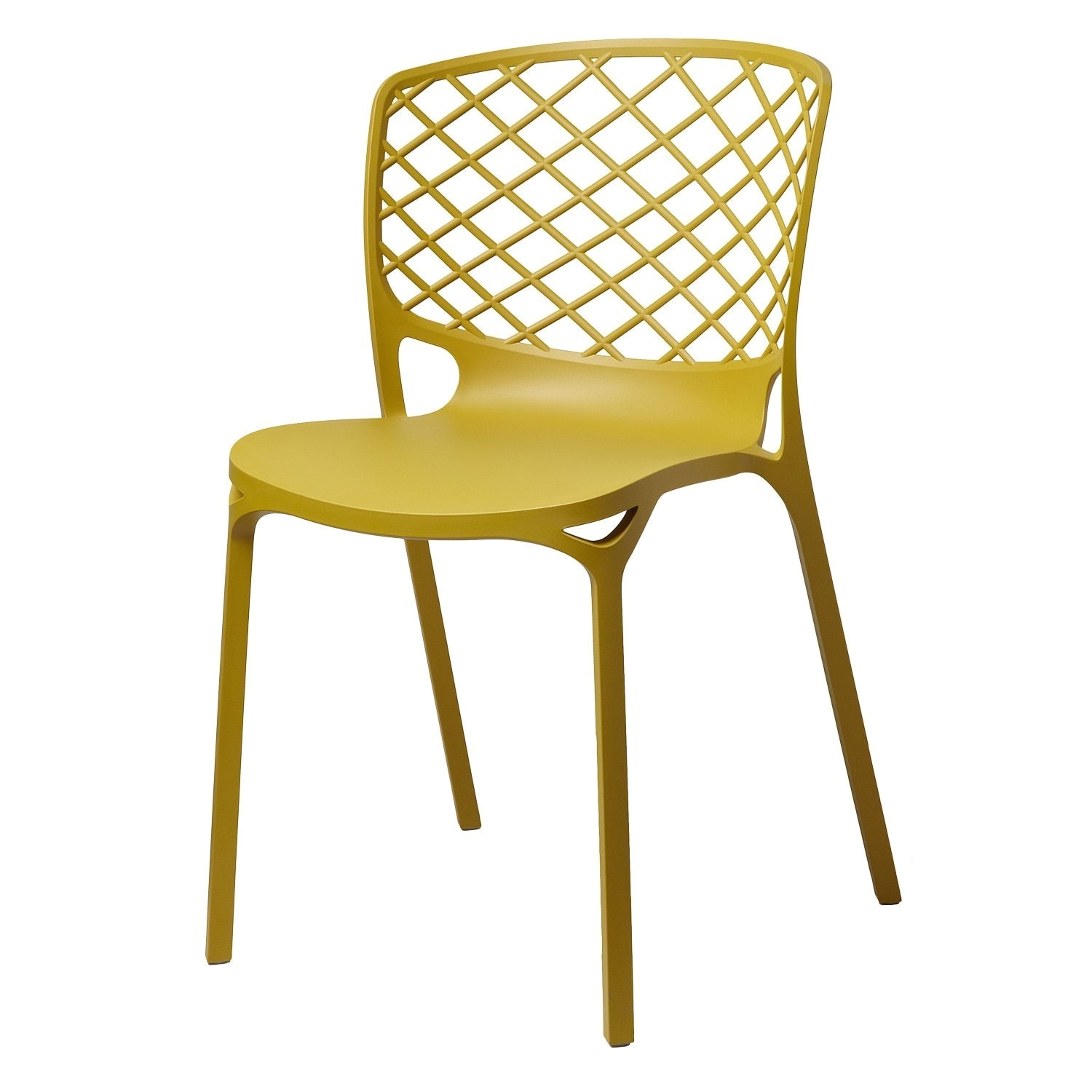 gold sparrow kristoff dark yellow stackable chairs set of 2 dark yellow