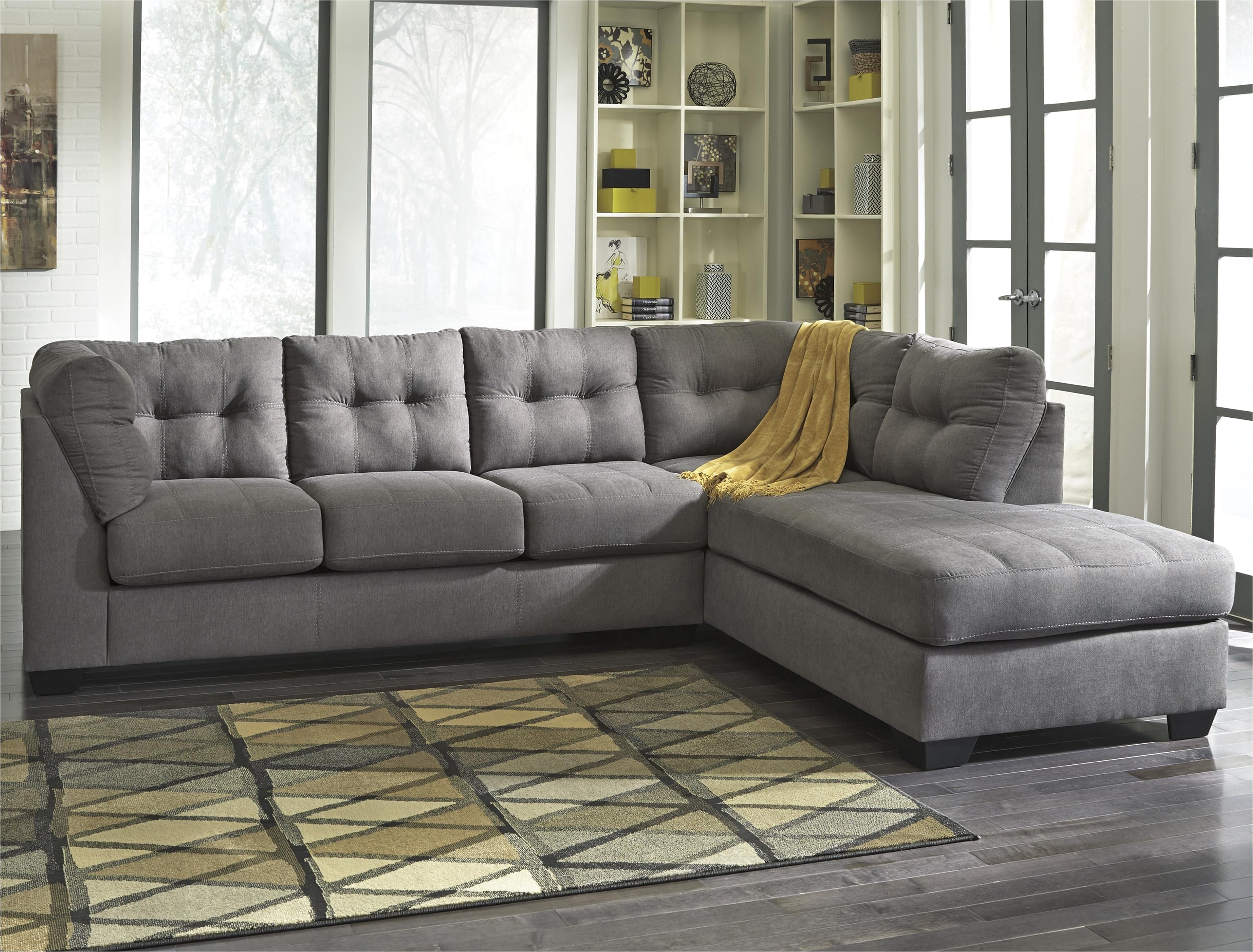 maier charcoal 2 piece sectional w sleeper sofa