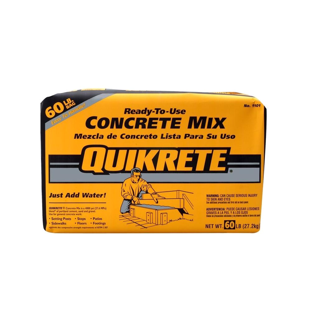 Harden Furniture Price List Quikrete 60 Lb Concrete Mix 110160 the Home Depot