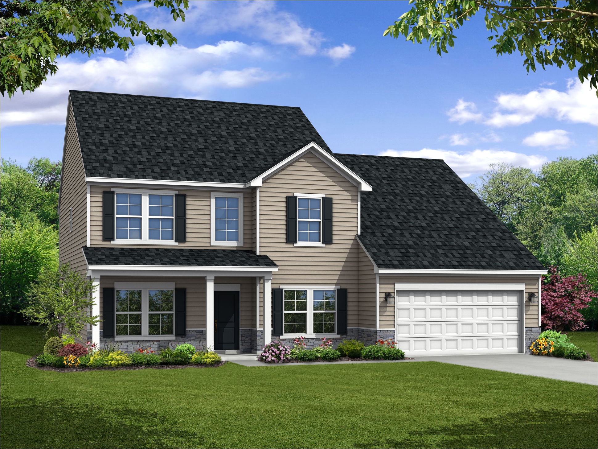 calatlantic homes virginian a of the hyetts crossing single family homes community in middletown