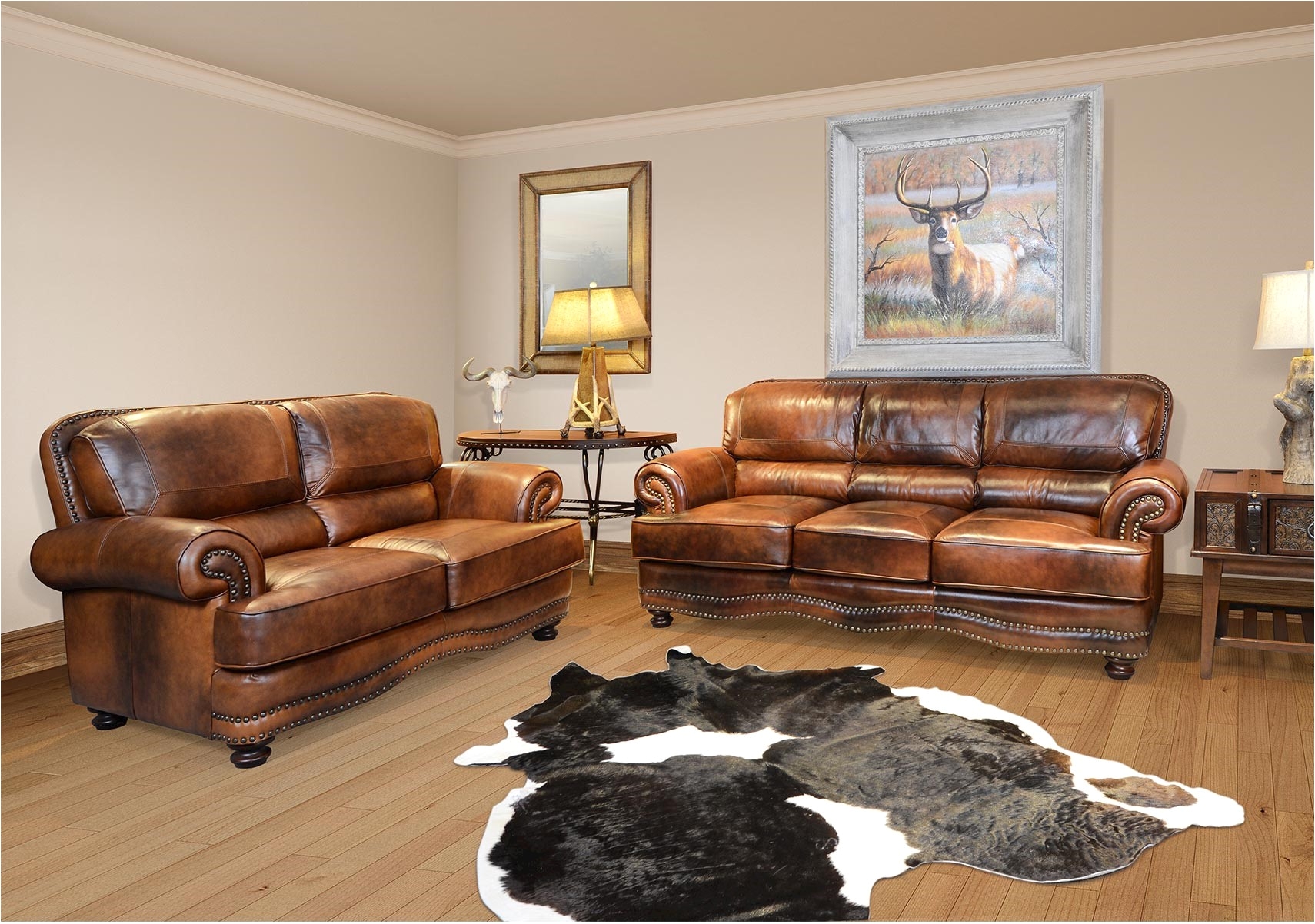 cowboy 2 pc living room set
