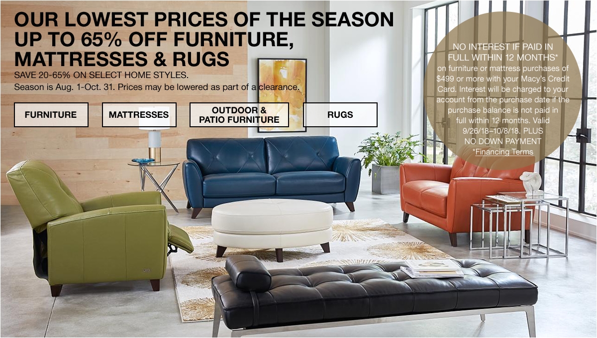 our lowest prices of the season up to 65 percent off furniture mattresses and rugs