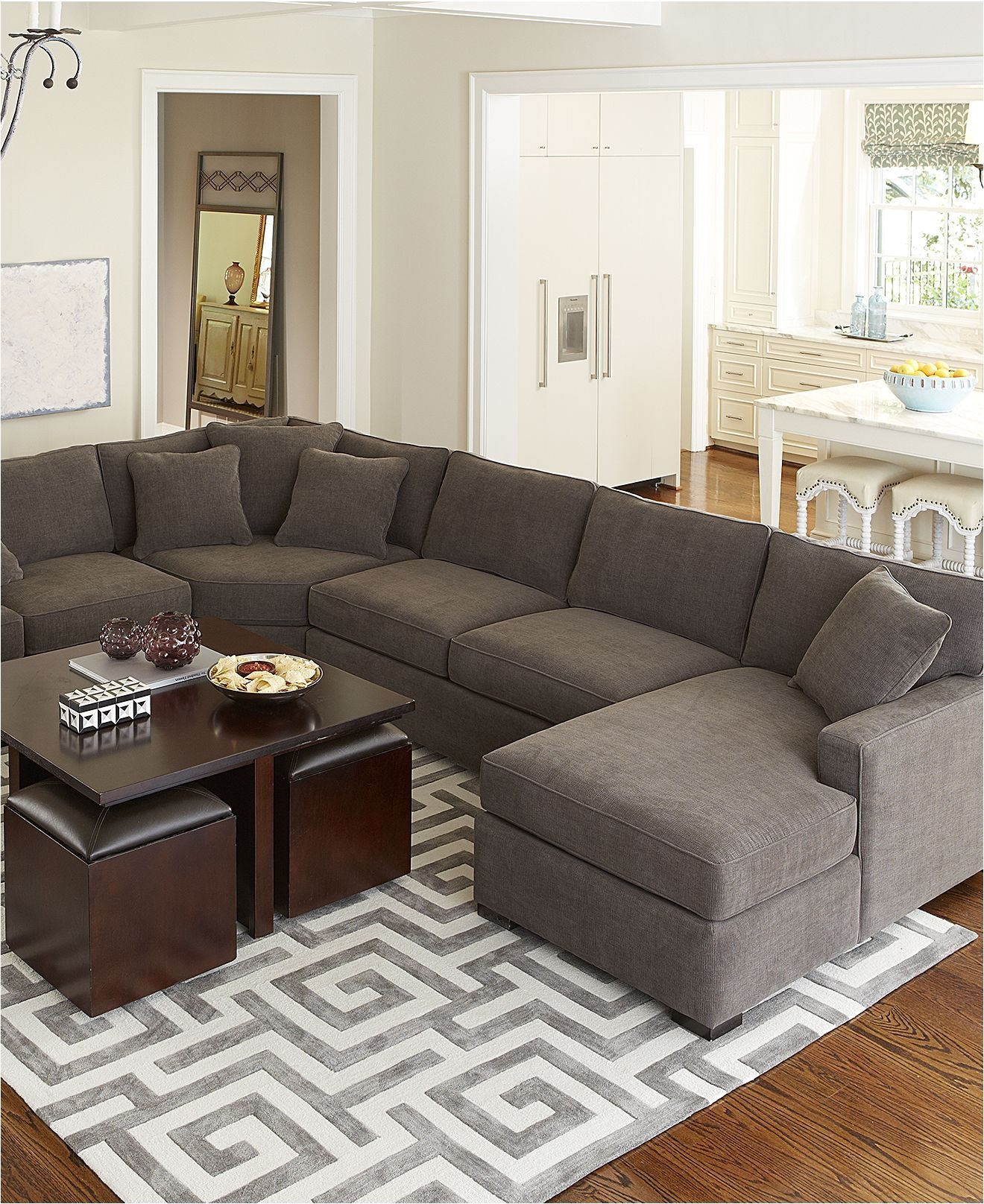 i can totally see a sectional in our new home radley fabric sectional living room furniture sets pieces furniture macys