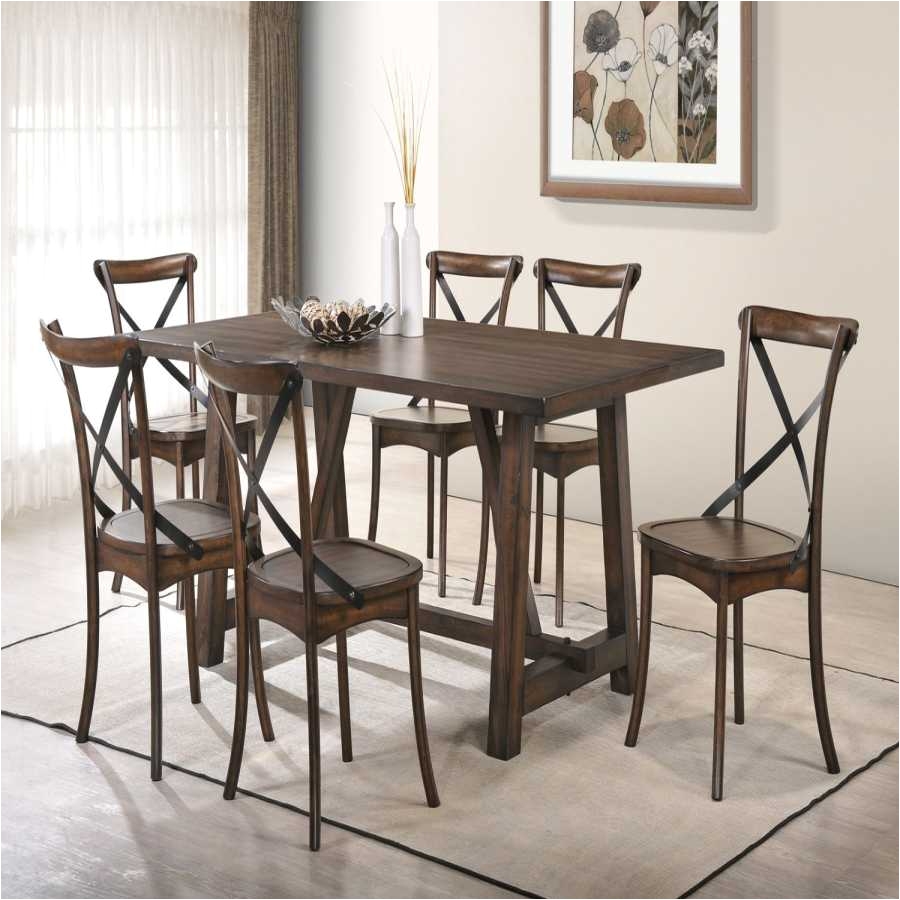 lindsay trestle table with 4 side chairs furniture inspiration with trestle dining room table