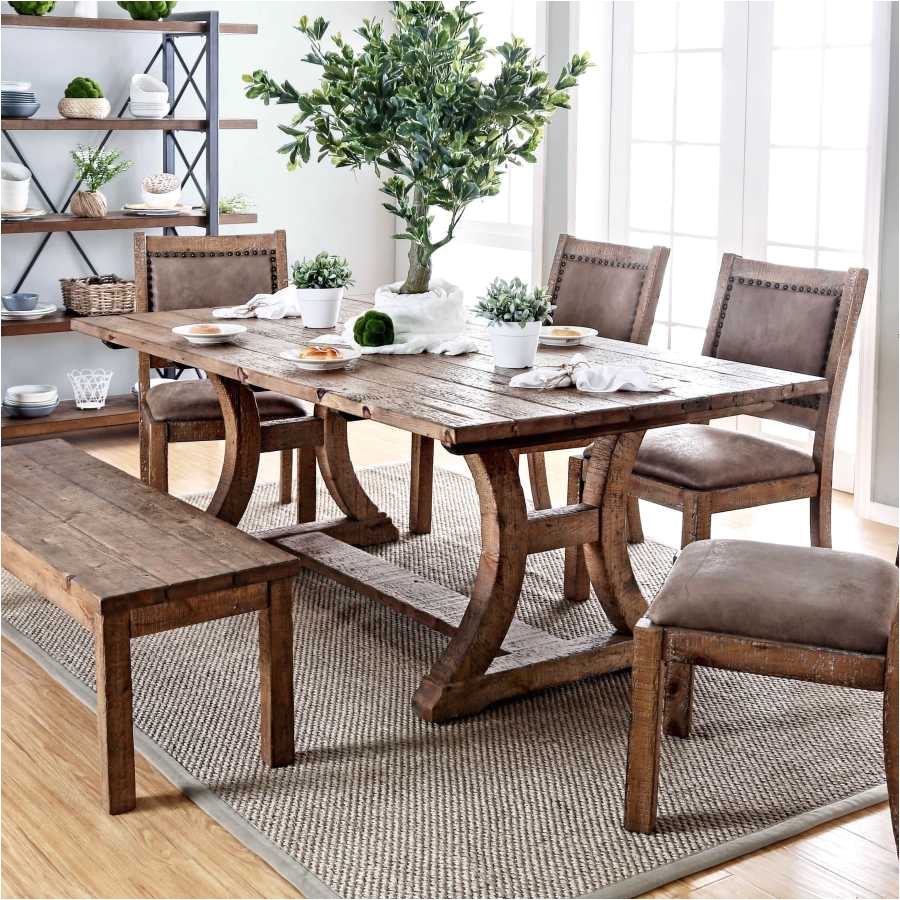 furniture of america matthias industrial rustic pine dining table inspiration of trestle dining room table