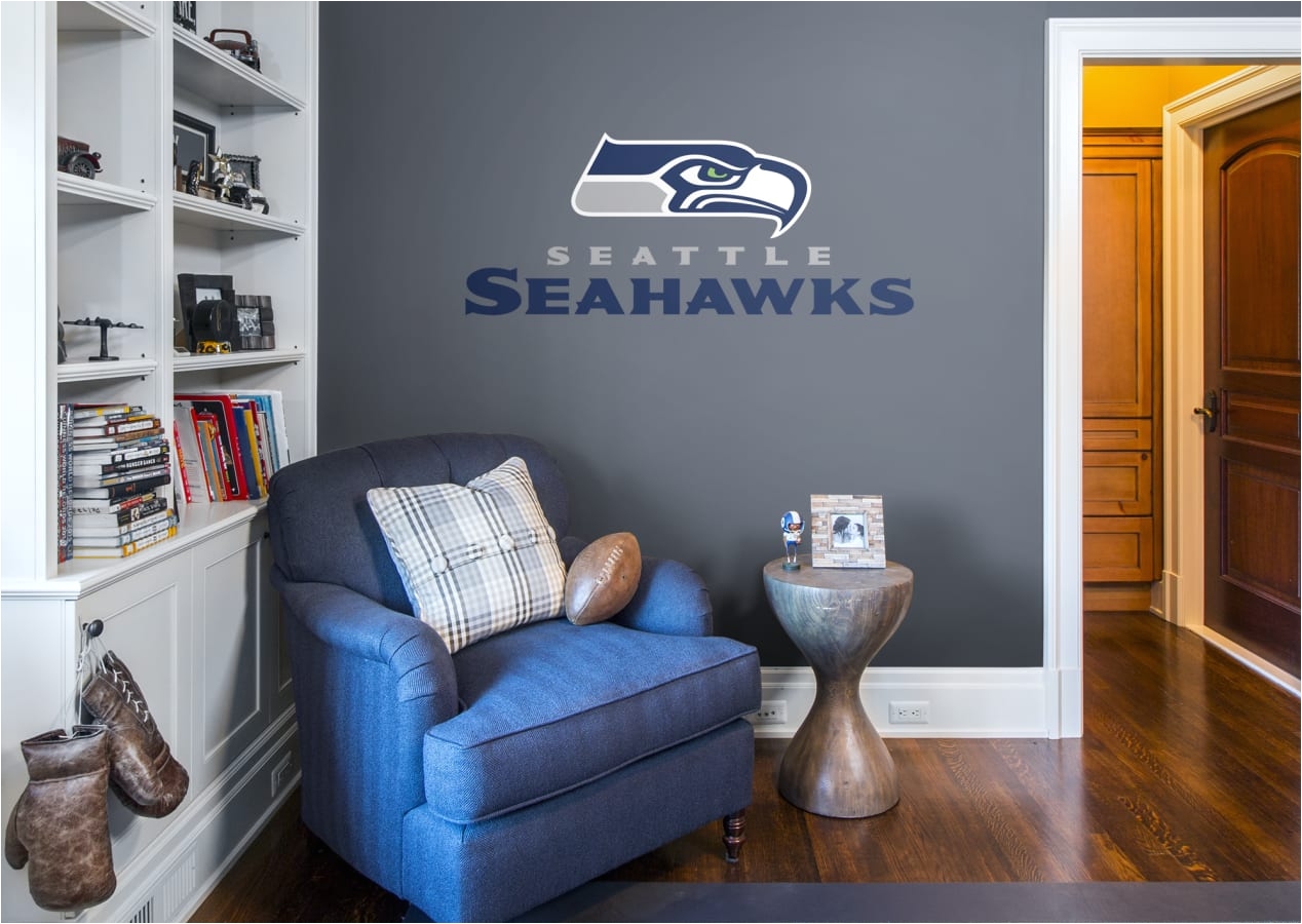 Seahawks Furniture Seattle Seahawks Logo Giant Nfl Transfer Decal