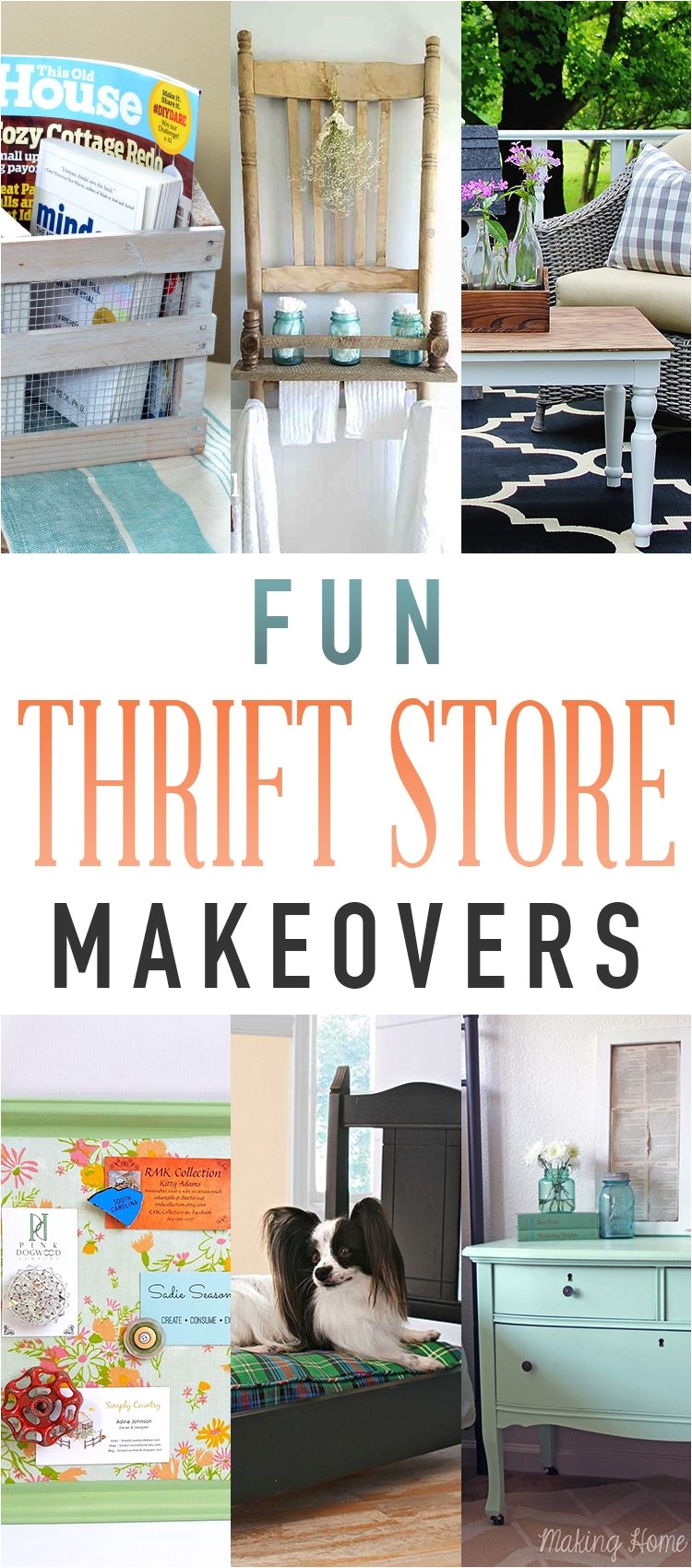 it is once again time for a fun collection of fun thrift store makeovers we all cant seem to get enough of them and i know you will really enjoy this