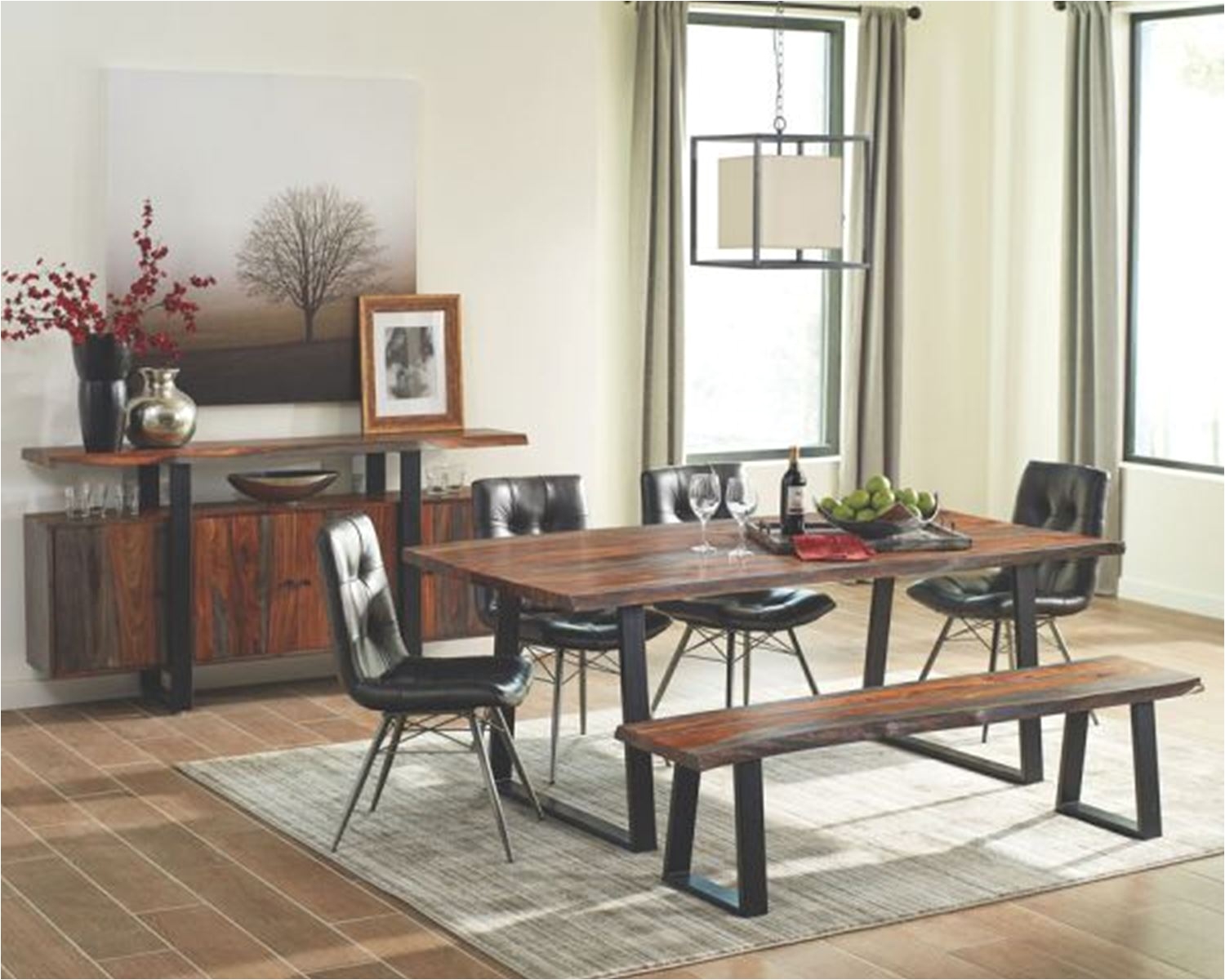 ralene six piece dining set walker furniture las vegas