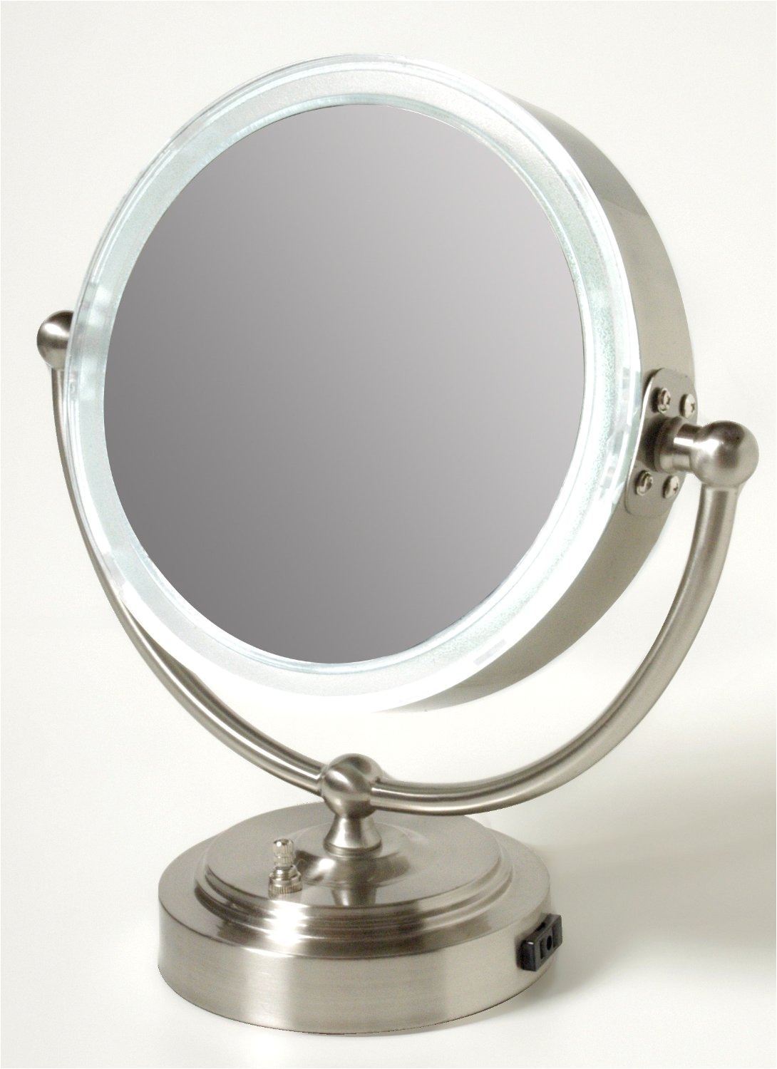 tweezerman 15x lighted magnifying mirror table top vanity