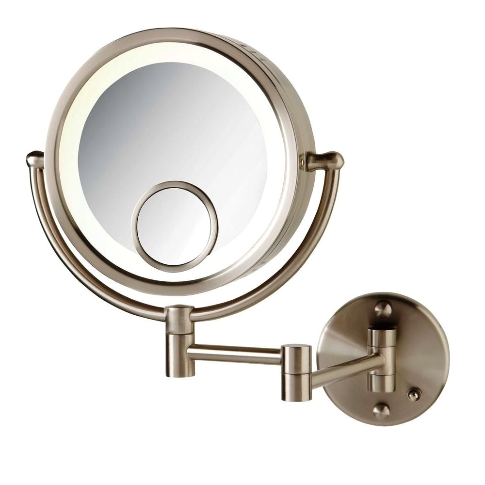 wall mount magnifying mirror 15x