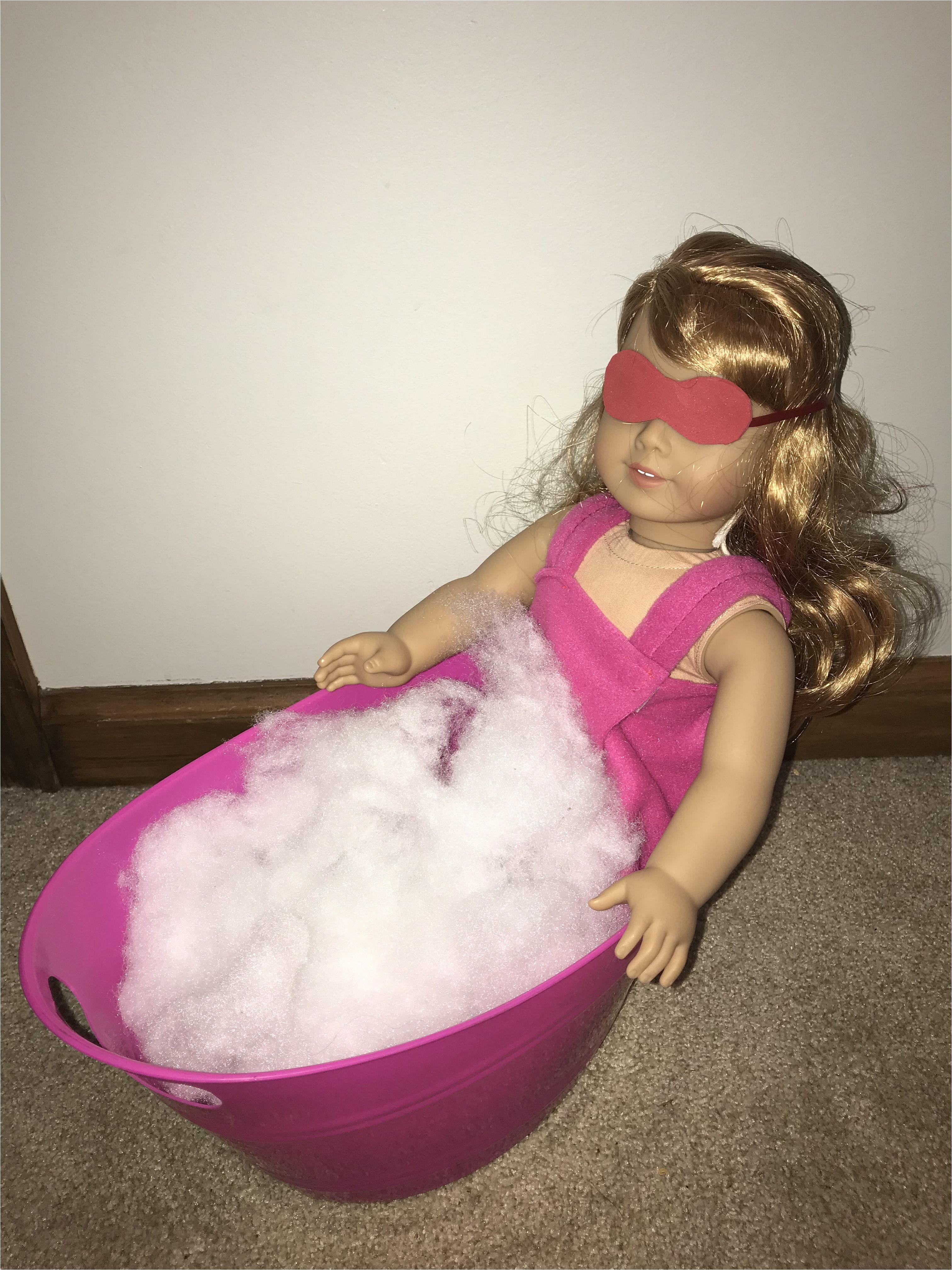 american girl doll spa birthday party doll bubble bath handmade doll spa robe and