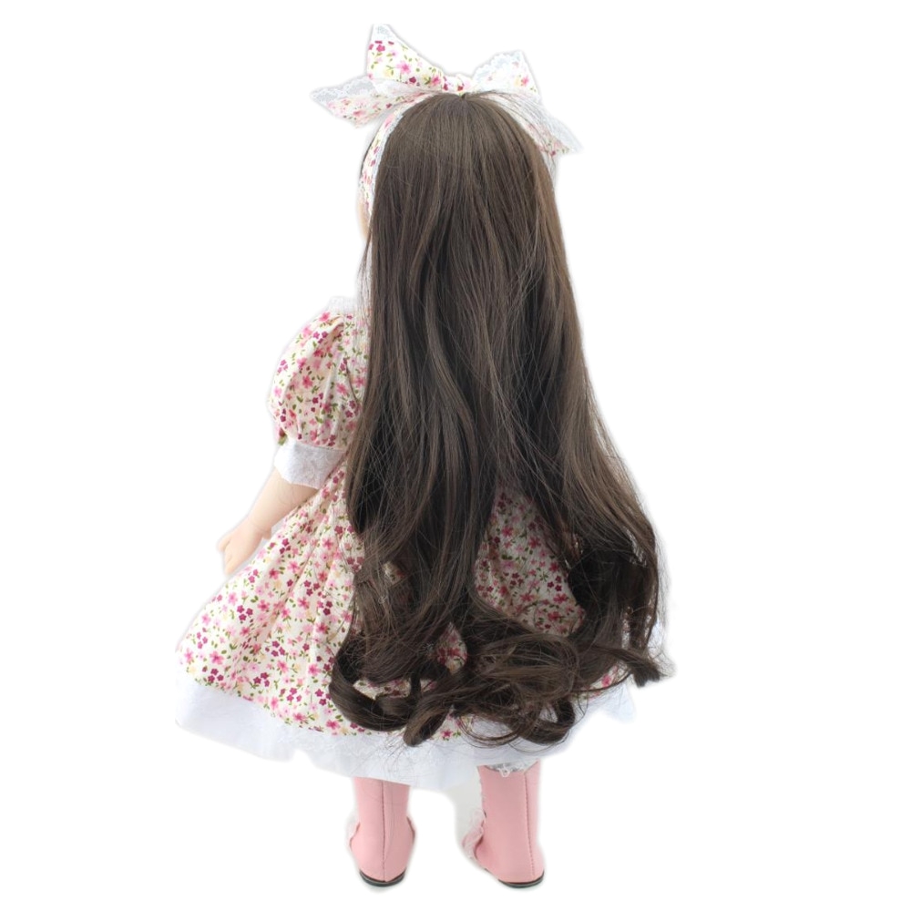 npk 18 inch american full vinyl girl doll princess bath toys gift realistic reborn baby doll toy 45cm corpo todo menina boneca in dolls from toys hobbies