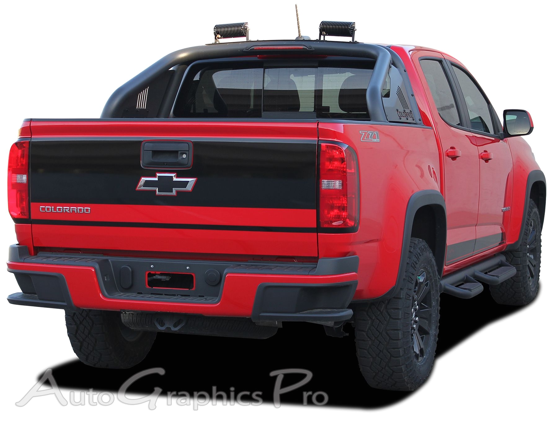 2016 2017 chevy colorado grand rear tailgate accent vinyl graphics stripes kit vinyl graphic stripe decal kits vehicle specific accent striping decals