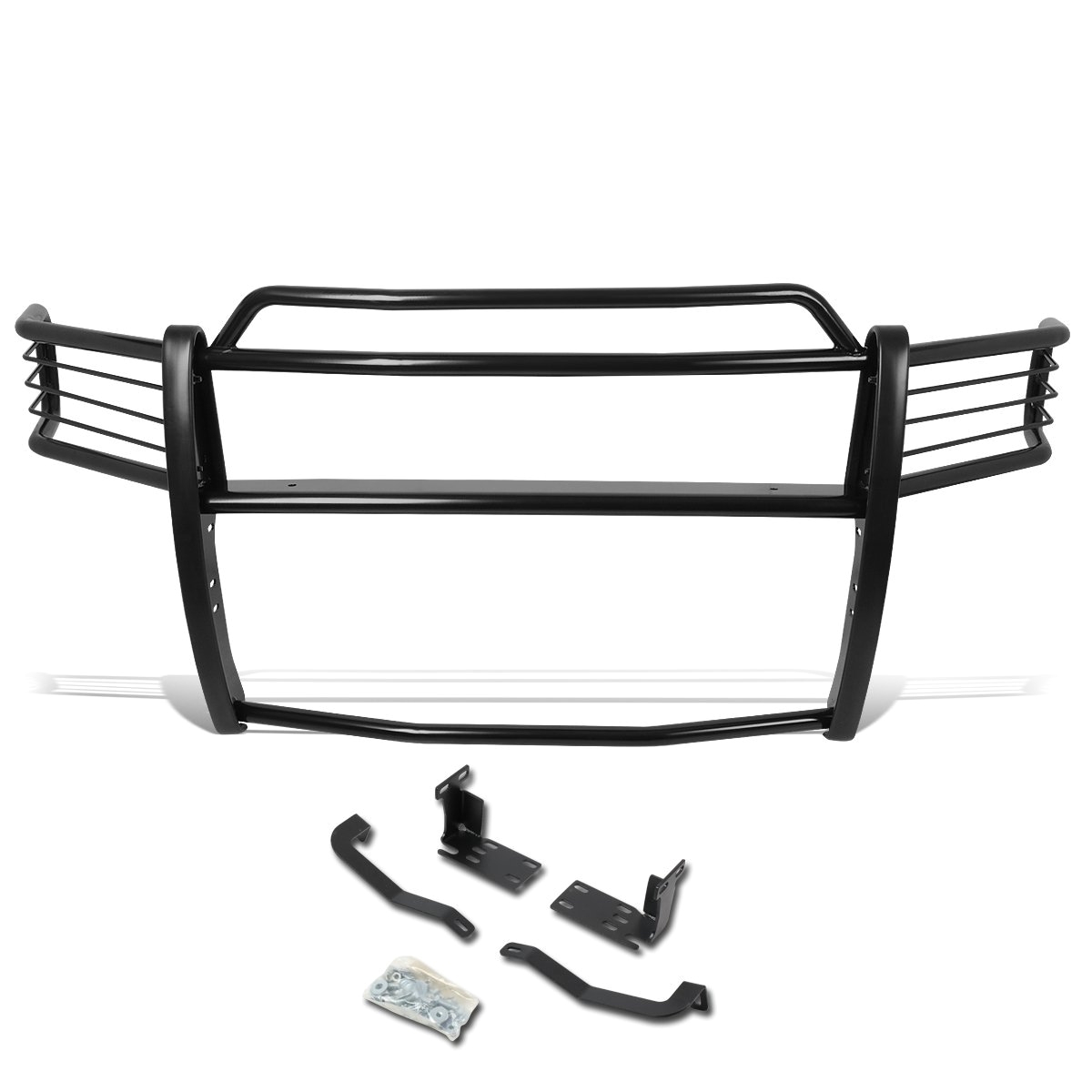 02 05 dodge ram 1500 2500 3500 front bumper protector brush grille guard black