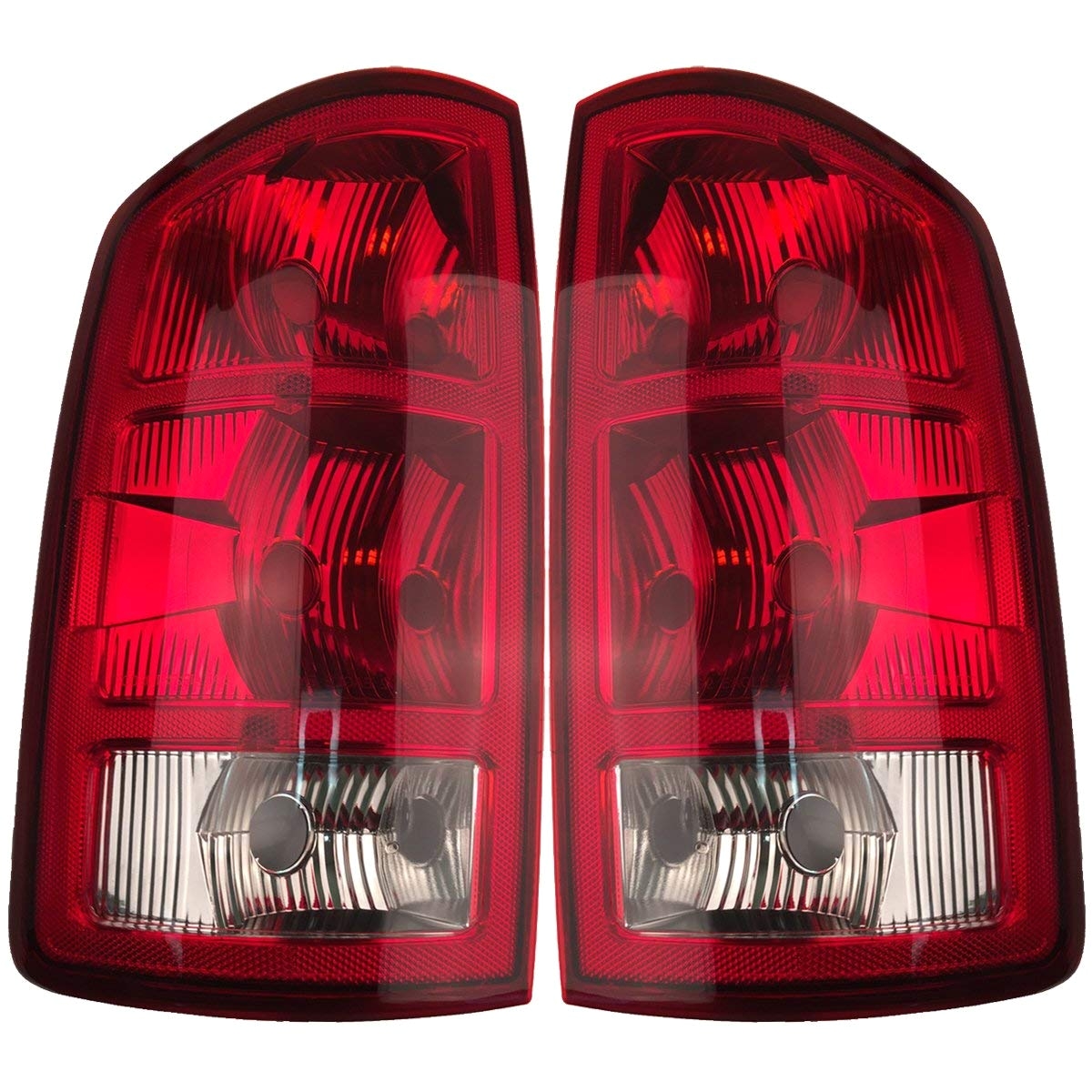 amazon com 2002 2006 dodge ram pickup tail lights 1 pairdriver and passenger sides 2003 2004 2005 automotive