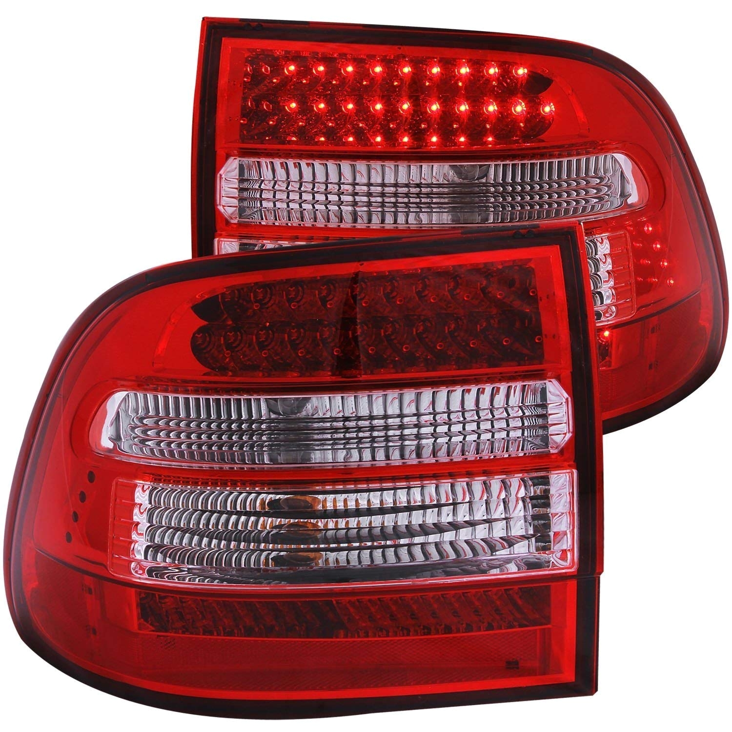 amazon com 2003 2006 porsche cayenne rear brake lamps led tail lights drl running fog pair automotive