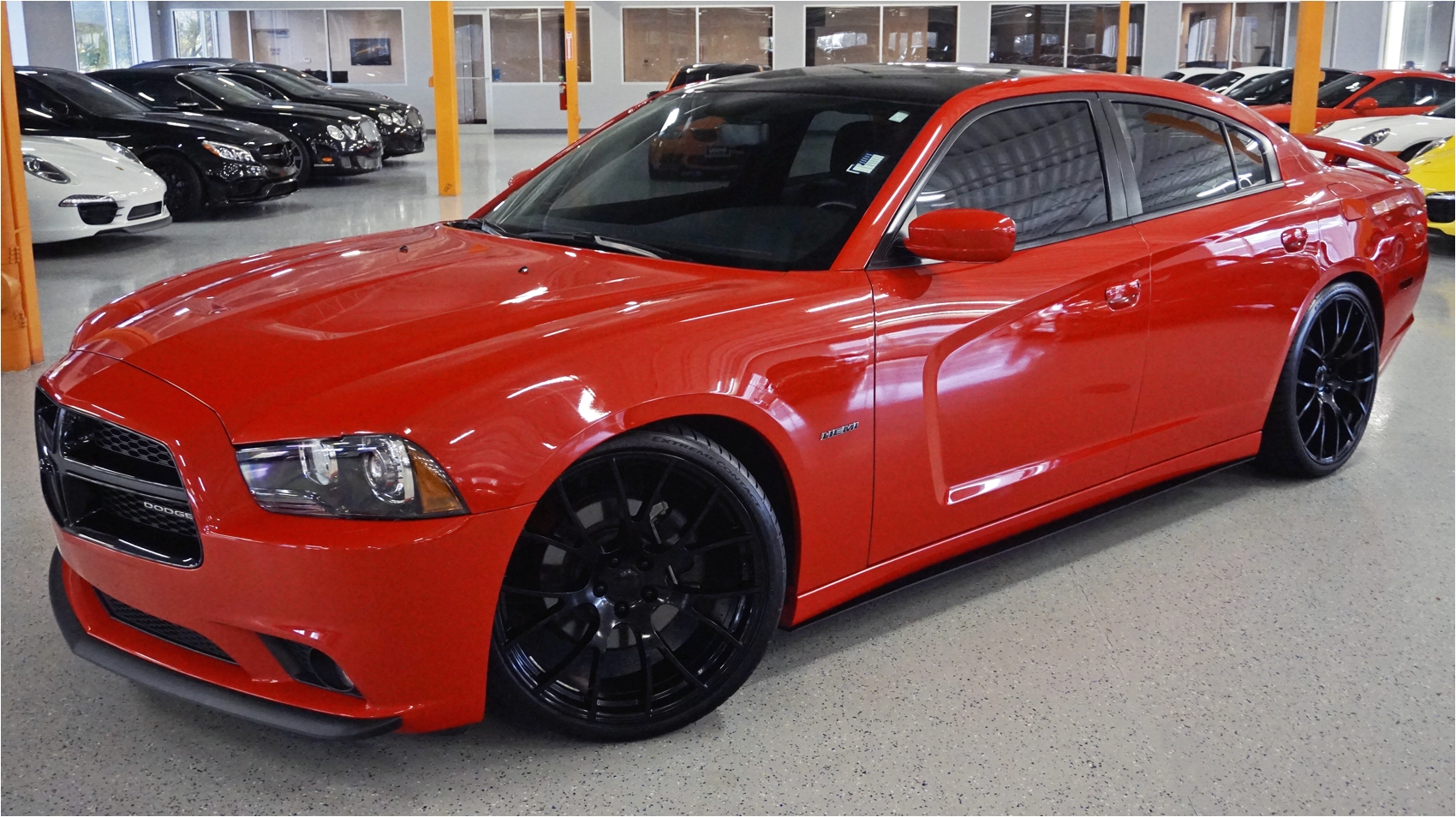 pre owned 2014 dodge charger rt 5 7 hemi hell cat wheels navi