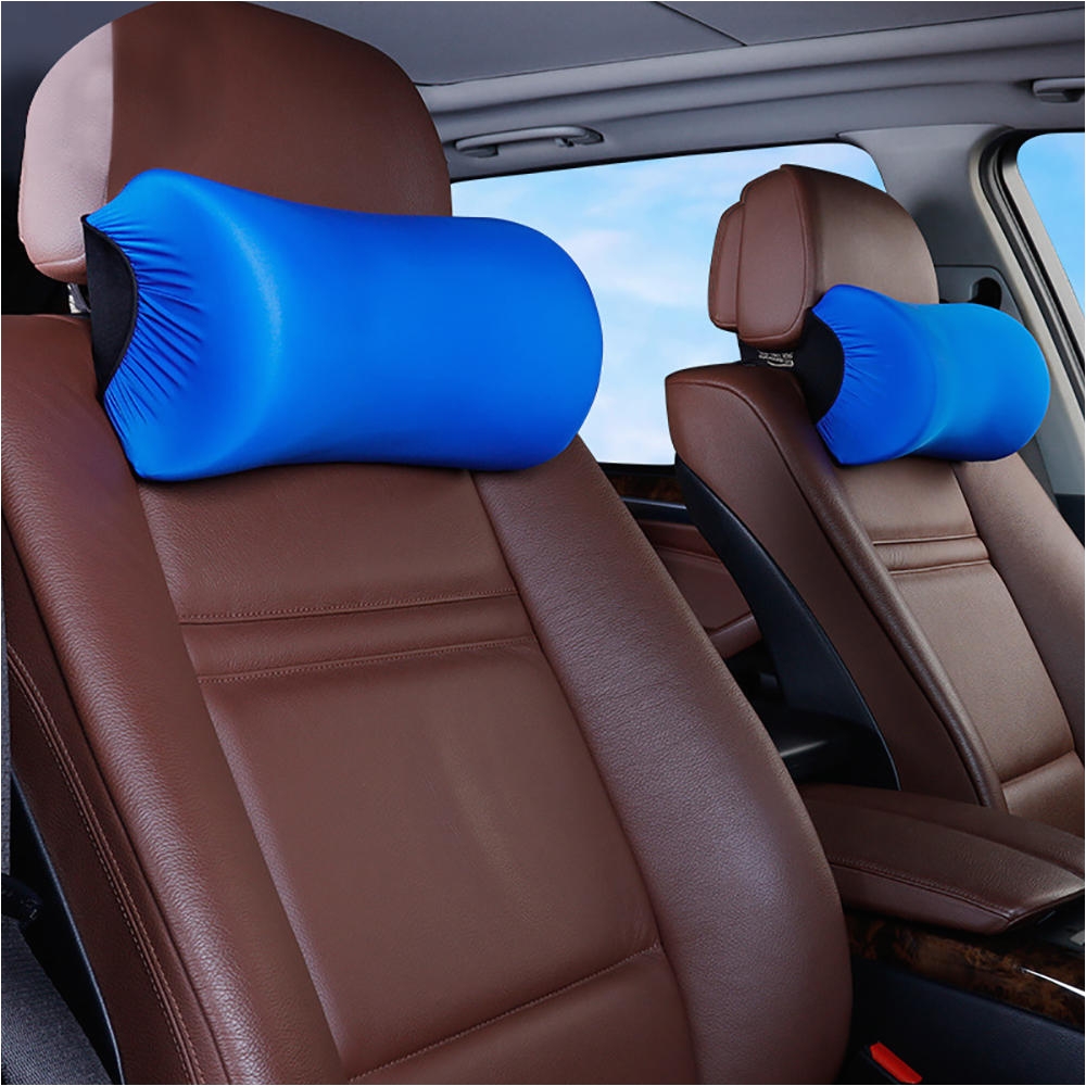 seven degree space memory cotton car headrest pillow safety cushion neck support covers