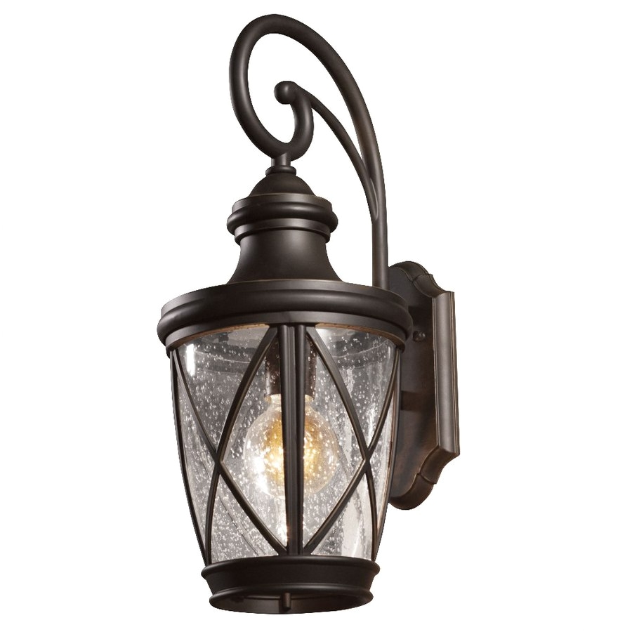 allen roth castine 20 38 in h rubbed bronze medium base e 26 accessories and light bulbs