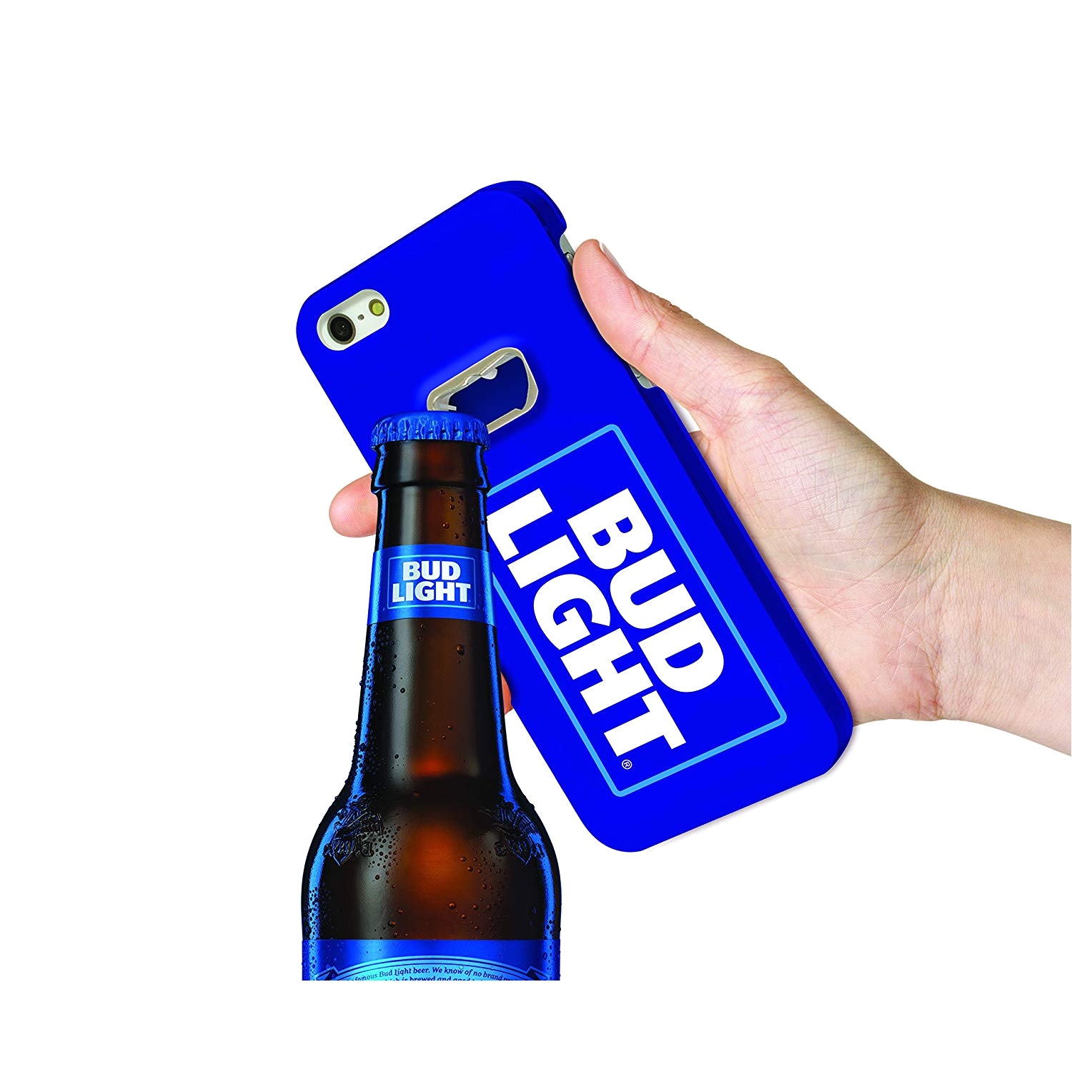 amazon com bud light bottle opener case for apple iphone 6 6s beer opener case budlight slim portable iphone case with bottle opener for beer