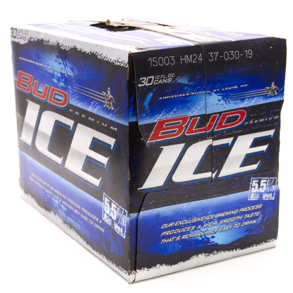 bud ice 30 pack 12oz cans