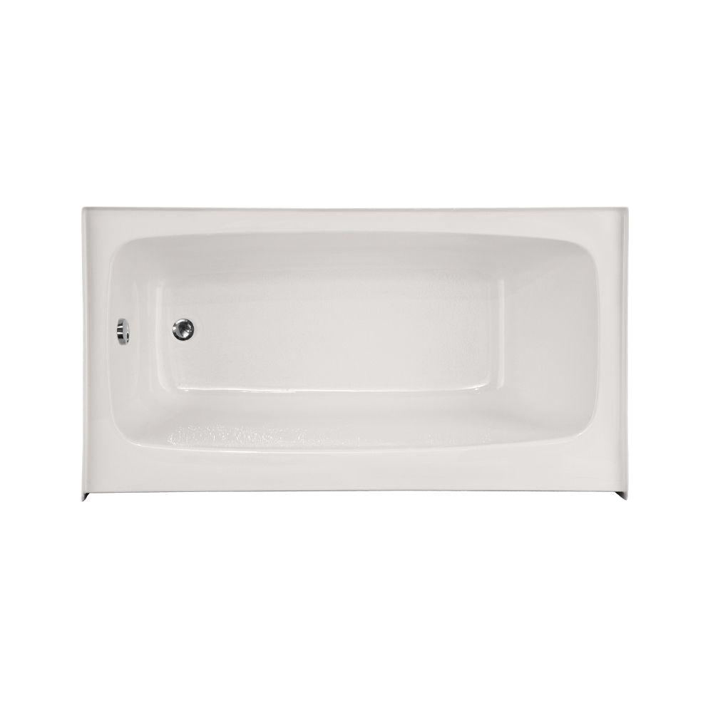 hydro systems trenton 4 5 ft left drain bathtub in white