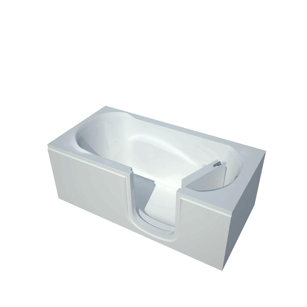 universal tubs hd series 60 in right drain step in walk in soaking