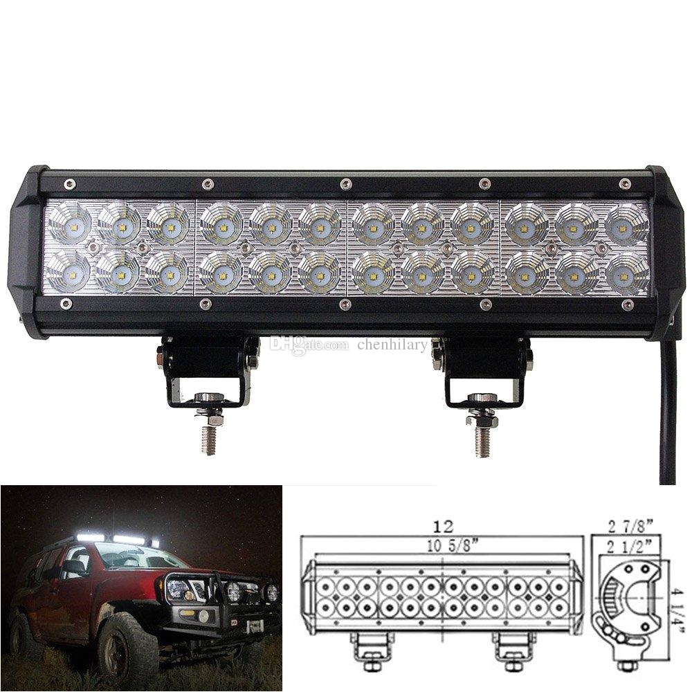 product pictures 12 inch 72w cree led light bar