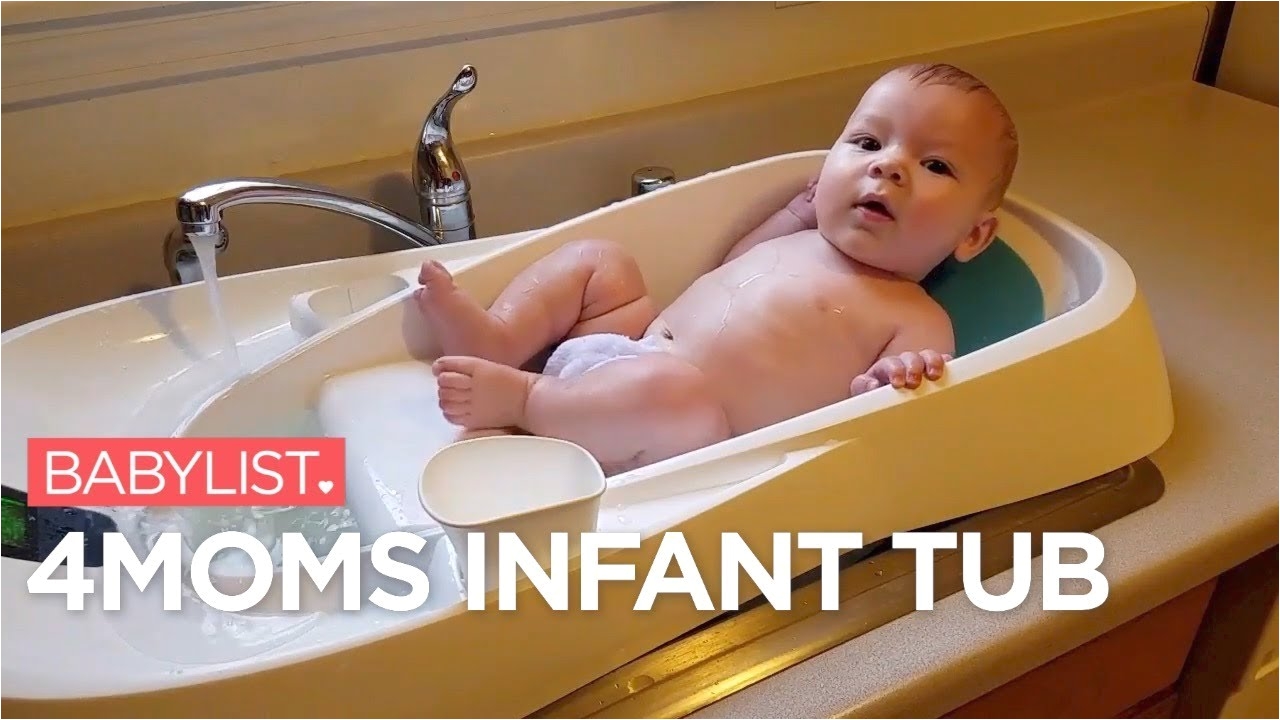 4moms Baby Bathtub 4moms Infant Tub Review Youtube