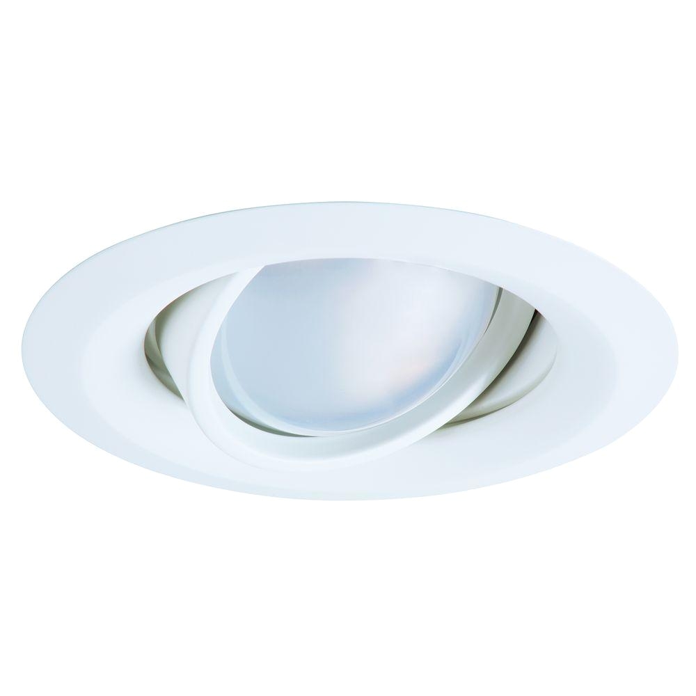 e26 series 5 in white recessed ceiling light self flanged adjustable