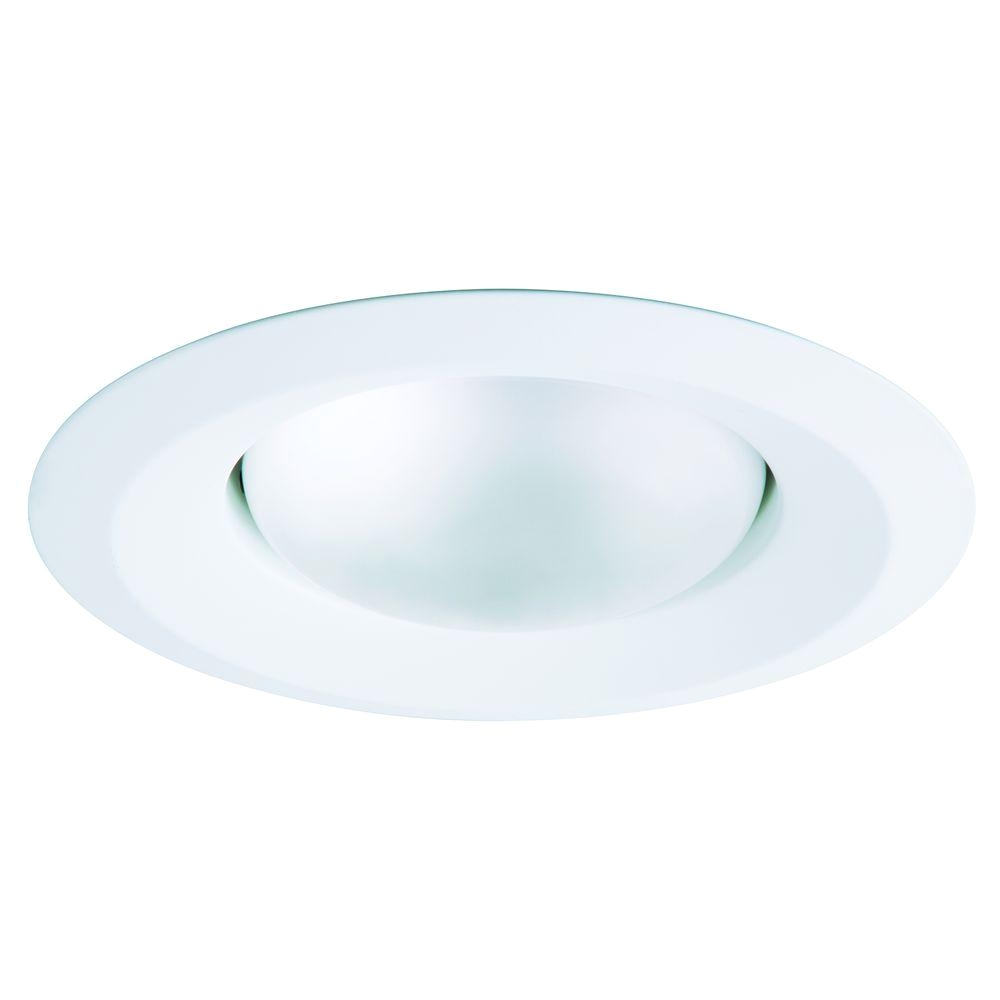 e26 series 5 in white recessed ceiling light self flanged splay
