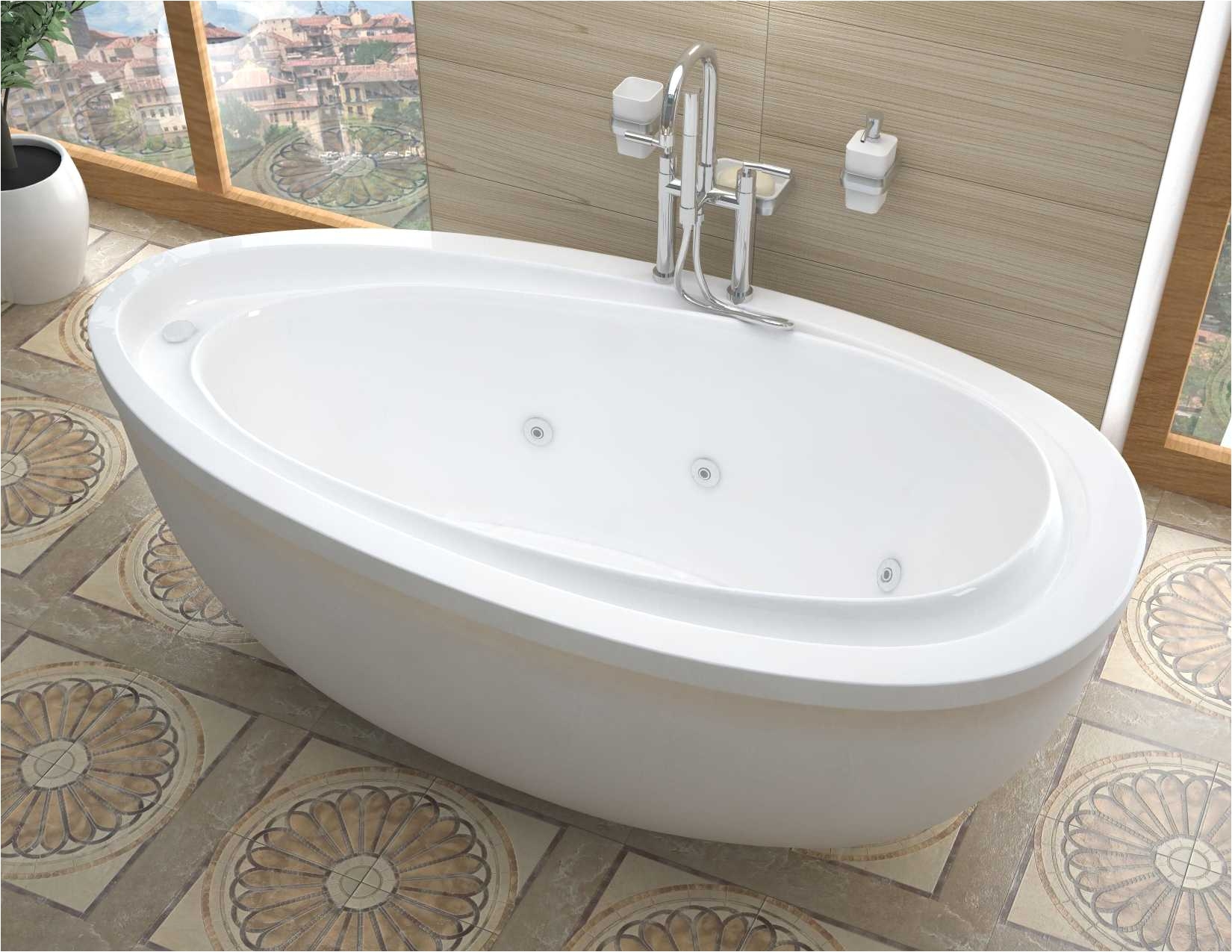 spa world vz3871bw venzi tullia 38 x 71 x 20 oval freestanding whirlpool jetted bathtub with