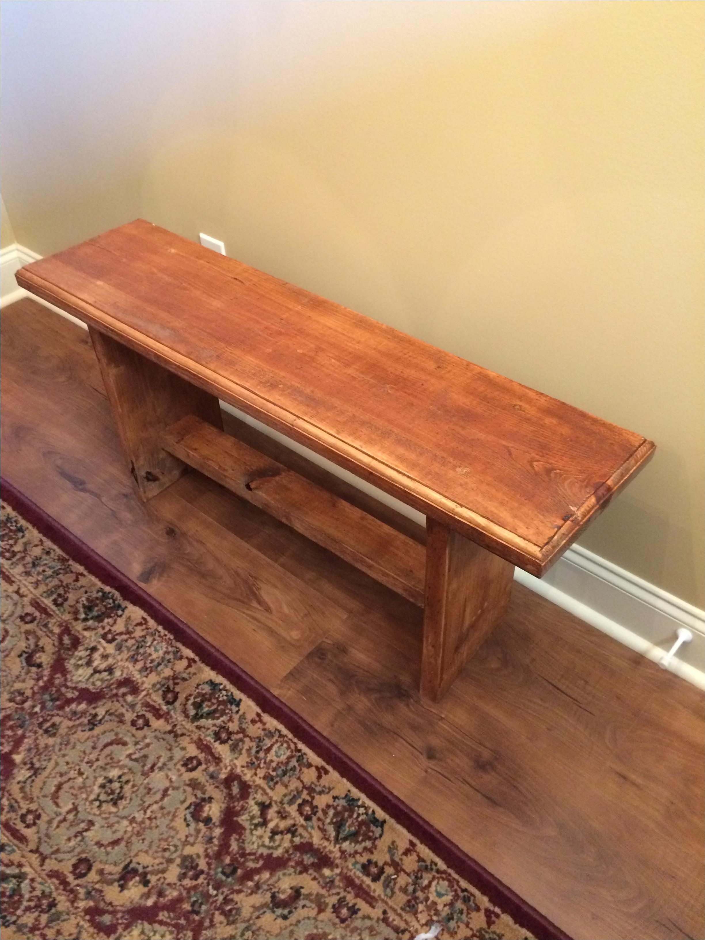 buy a custom bench benches 40 inch bench stained in antique walnut