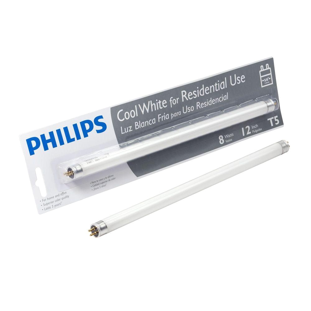 8 watt 12 in linear t5 fluorescent light bulb cool white 4100k