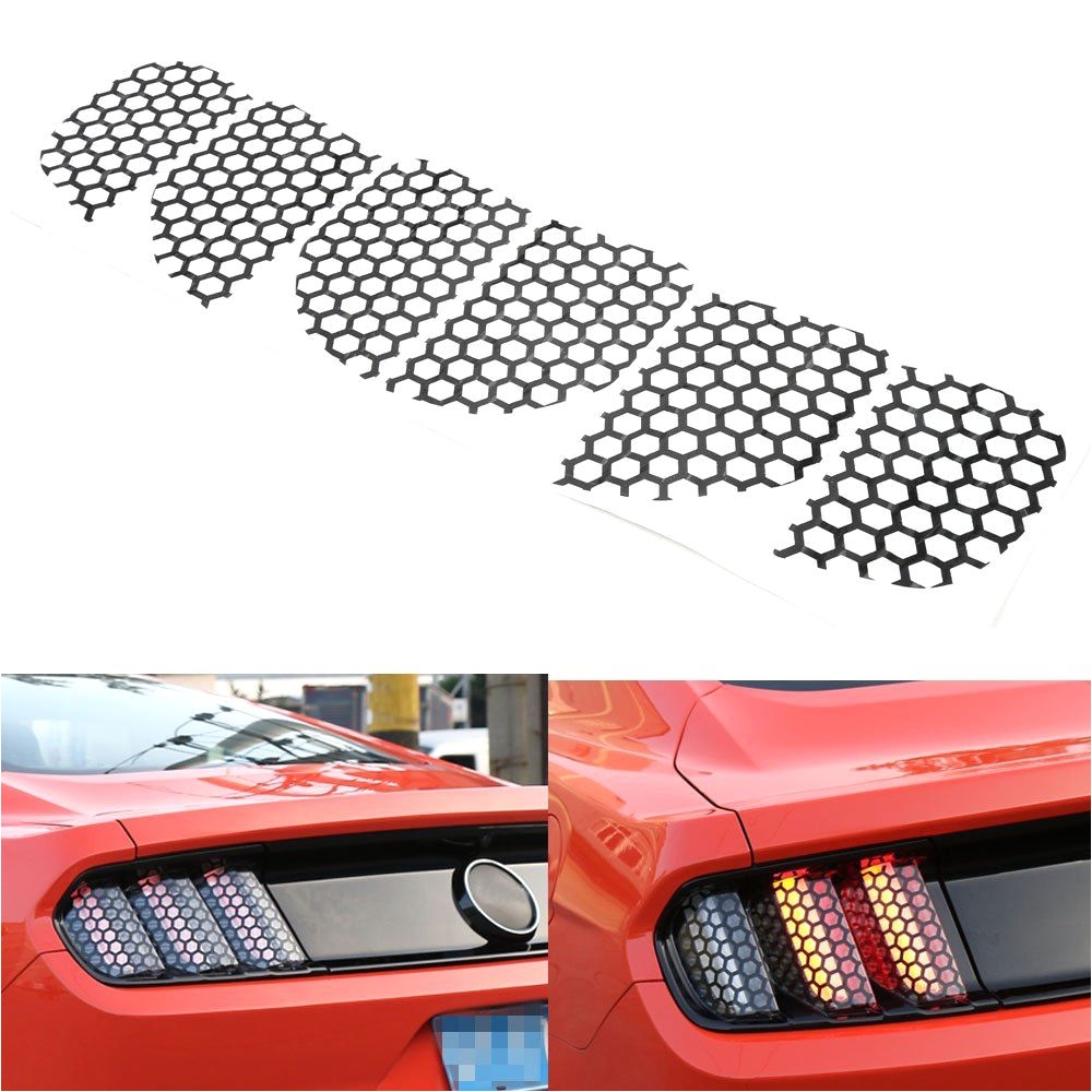 ford mustang tail lights best of bbq fuka 1x car rear tail light sticker honey b