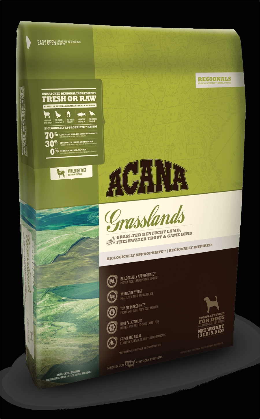 acana grasslands bags