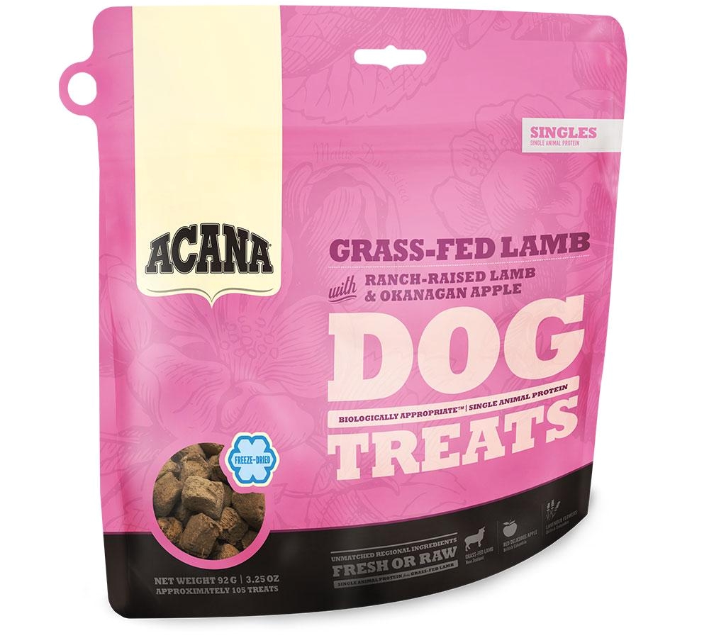 acana grass fed lamb treats barks and licks
