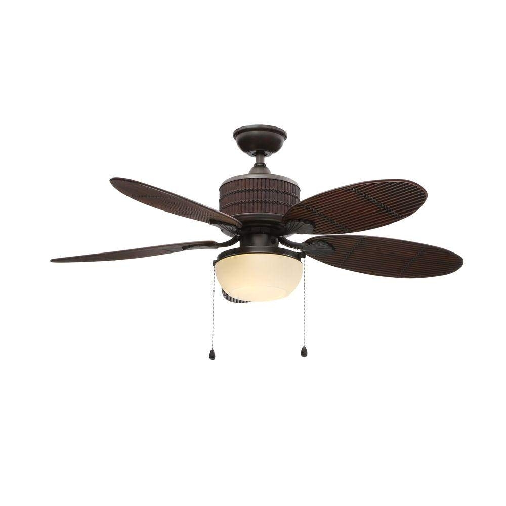 home decorators indoor outdoor tahiti breeze 52 inch ceiling fan natural iron amazon com