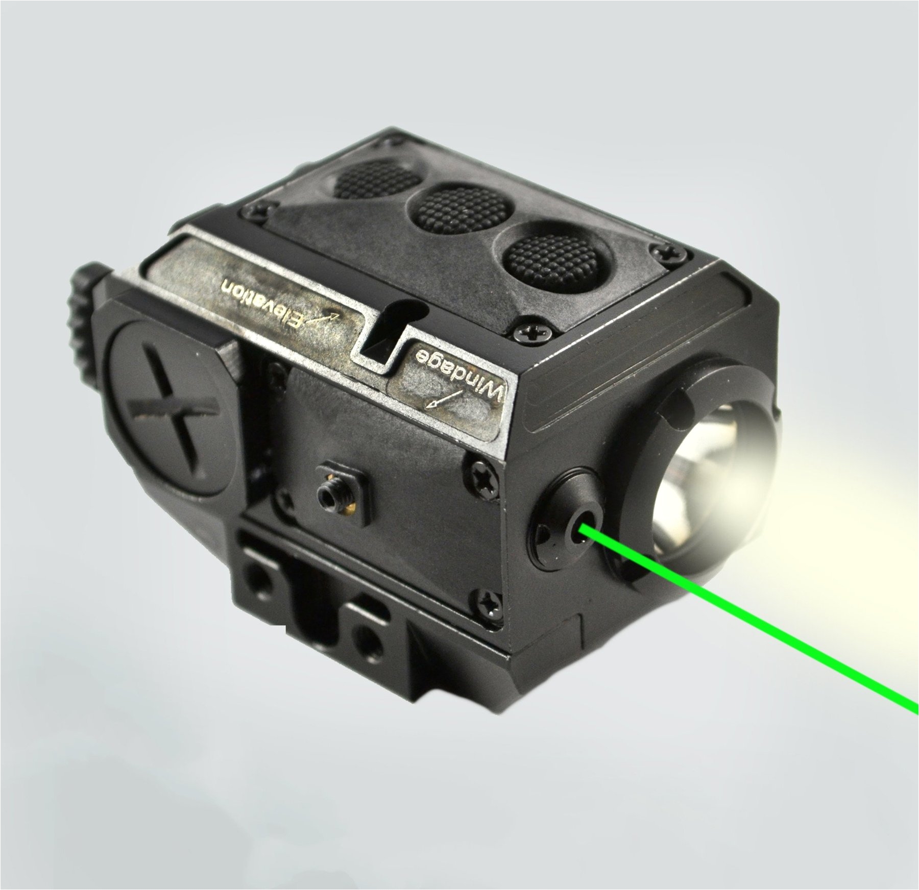 at3a¢ green laser light combo with led strobe flashlight ll 02g