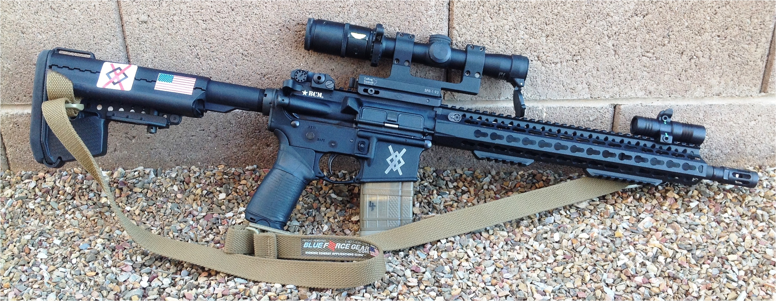 in the quest to put less and less on my rifle and still get the same capabilities i was glad to see the sl1 sight light from my friends at rosch works