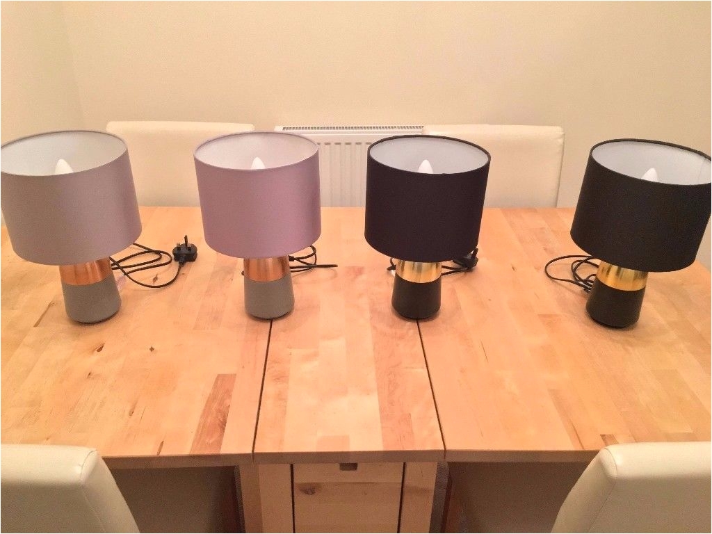 argos touch table lamps set of 4 in cambridge cambridgeshire