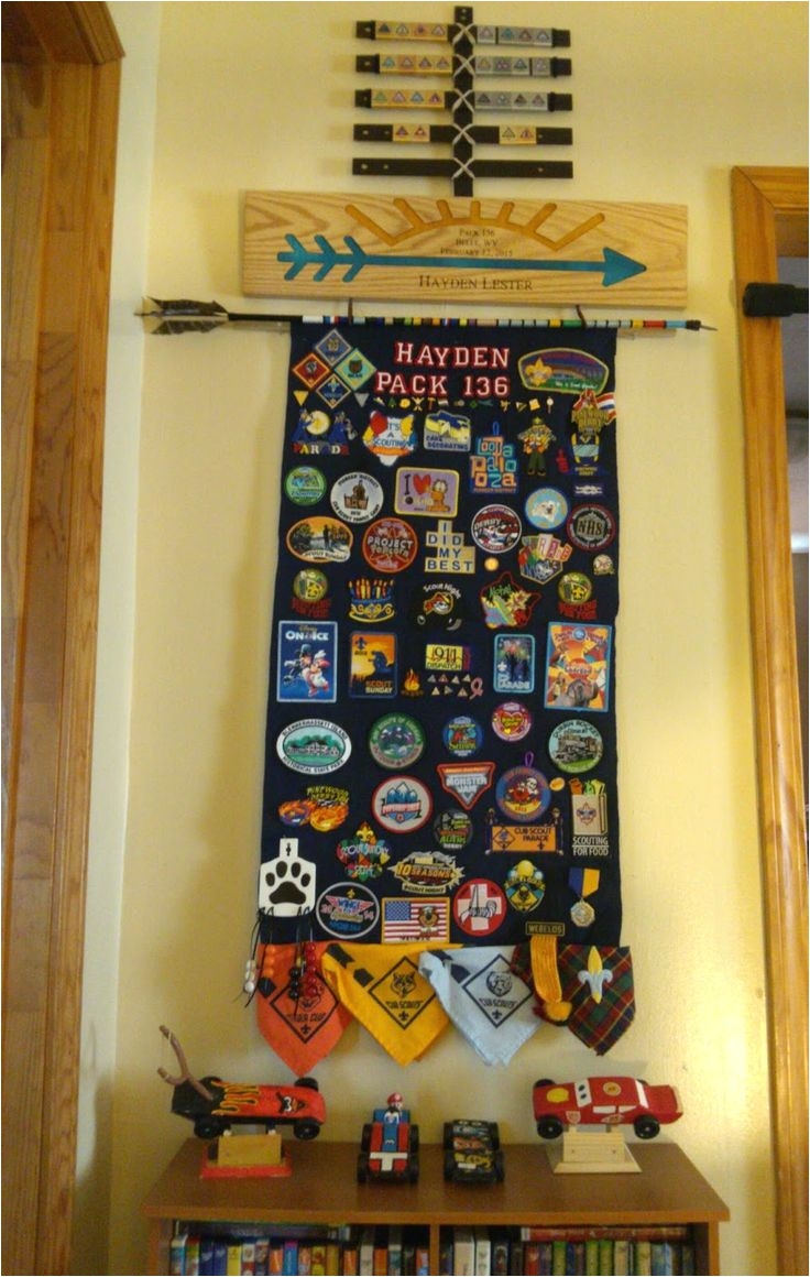 arrow of light webelos cub scout belt loop display cub scout patch display