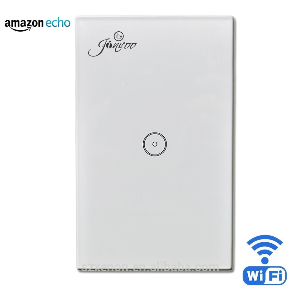 jinvoo wifi wall light touch panel switchwork with alexaremote control with smart phoneno hub required110 240v